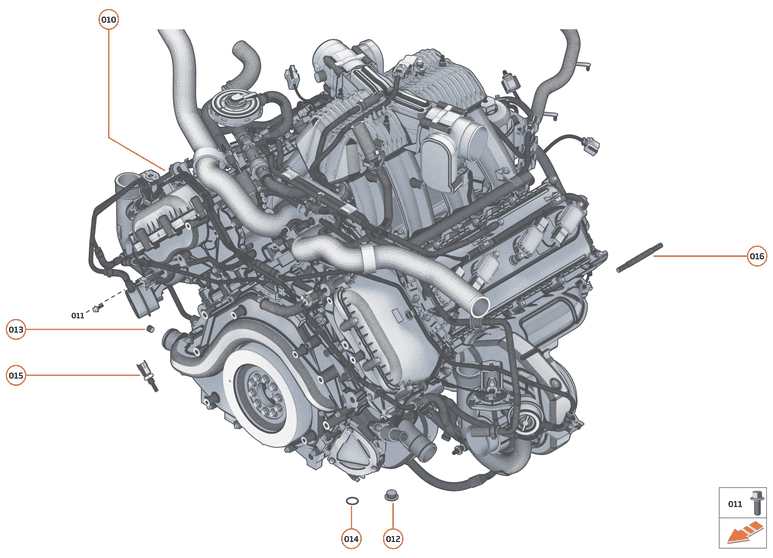 22 - ENGINE - 22.9 - POWER UNIT ASSEMBLY & CYLINDER BLOCK HARDWARE of McLaren McLaren Ultimate Series McLaren Speedtail