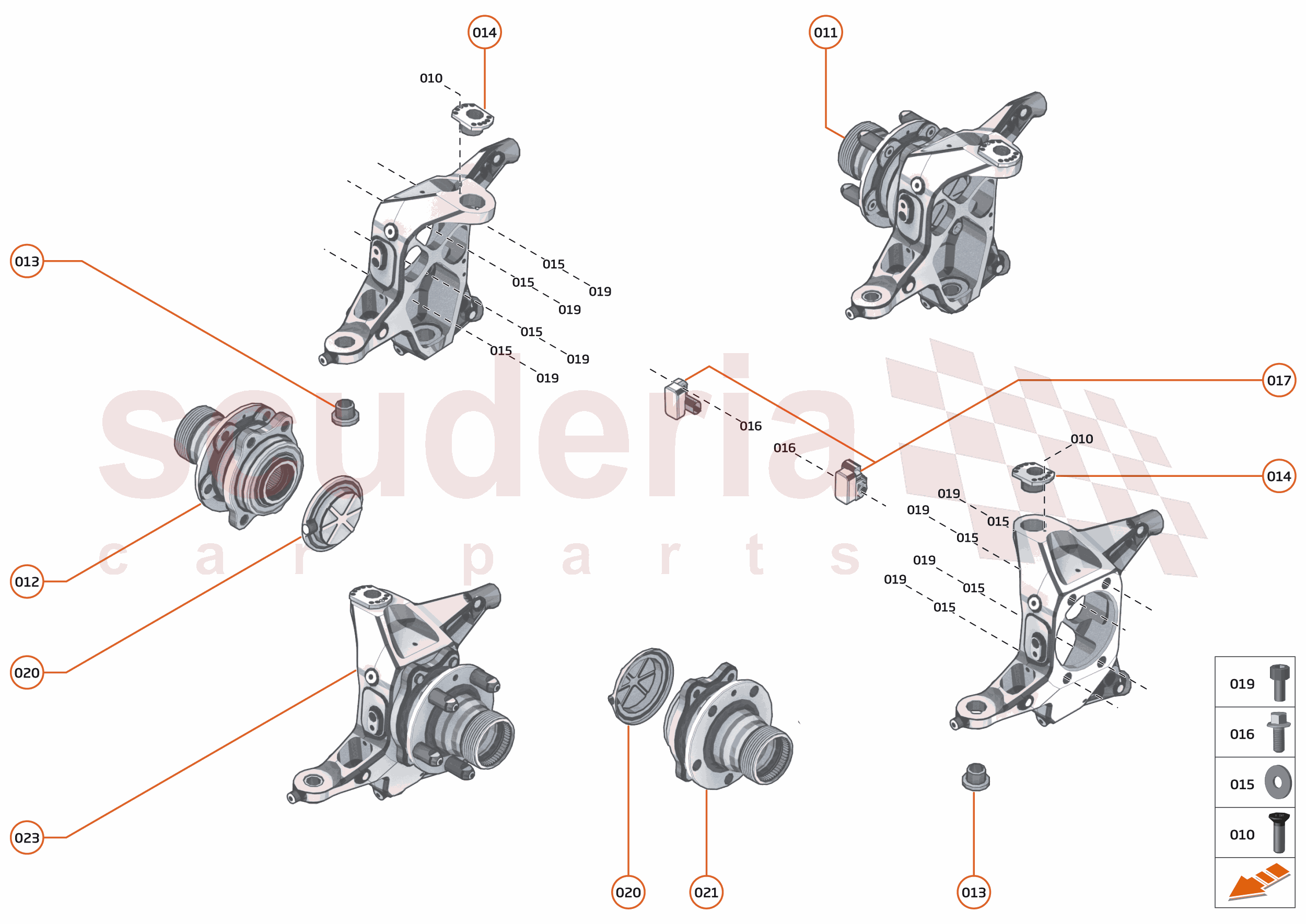 17 - SUSPENSION - 17.2 - UPRIGHTS FRONT of McLaren McLaren Ultimate Series McLaren Senna