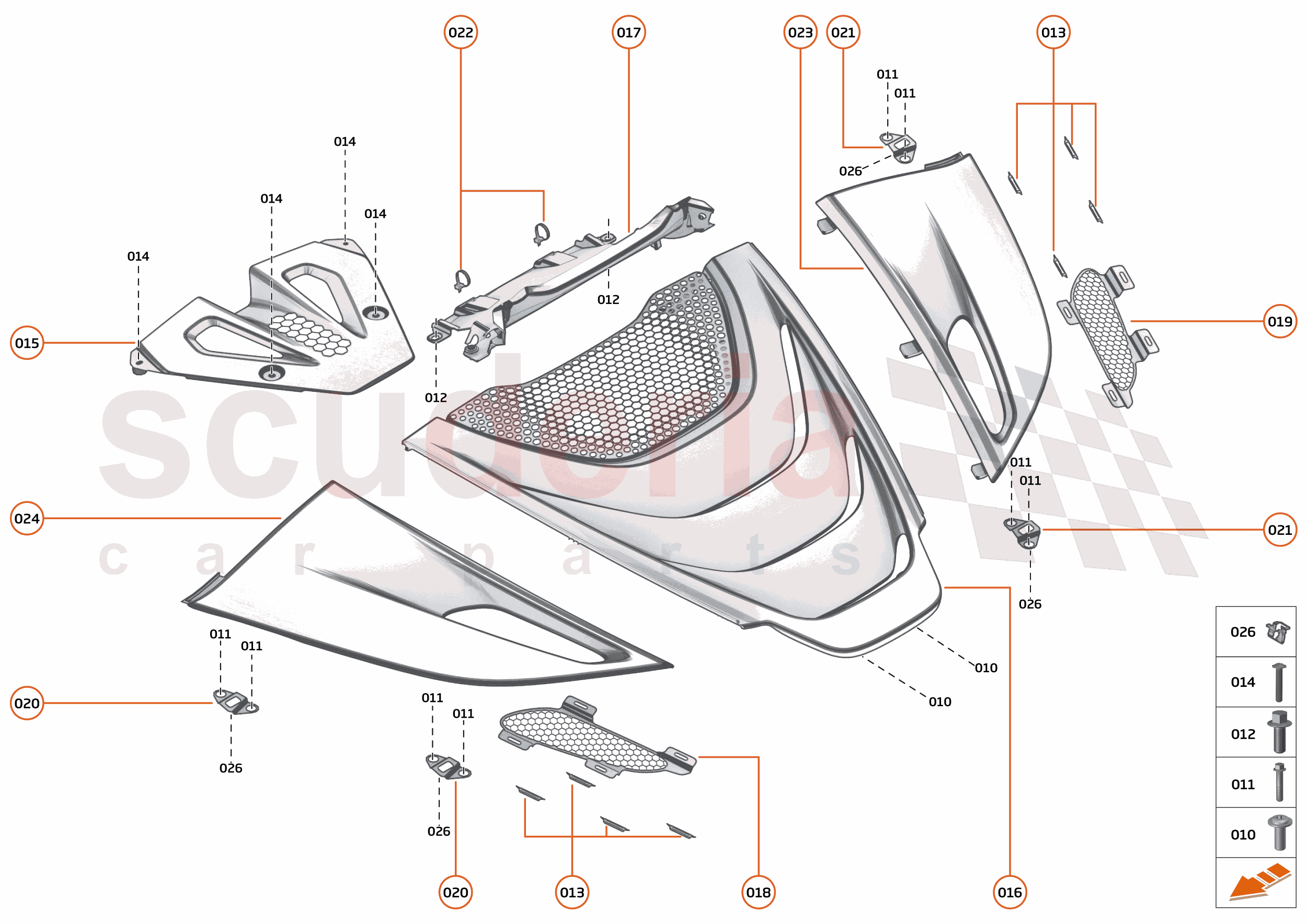 7 - CLOSURES - 7.9 - TAILGATE / ENGINE COVER STRUCTURE of McLaren McLaren McLaren 720S Spider