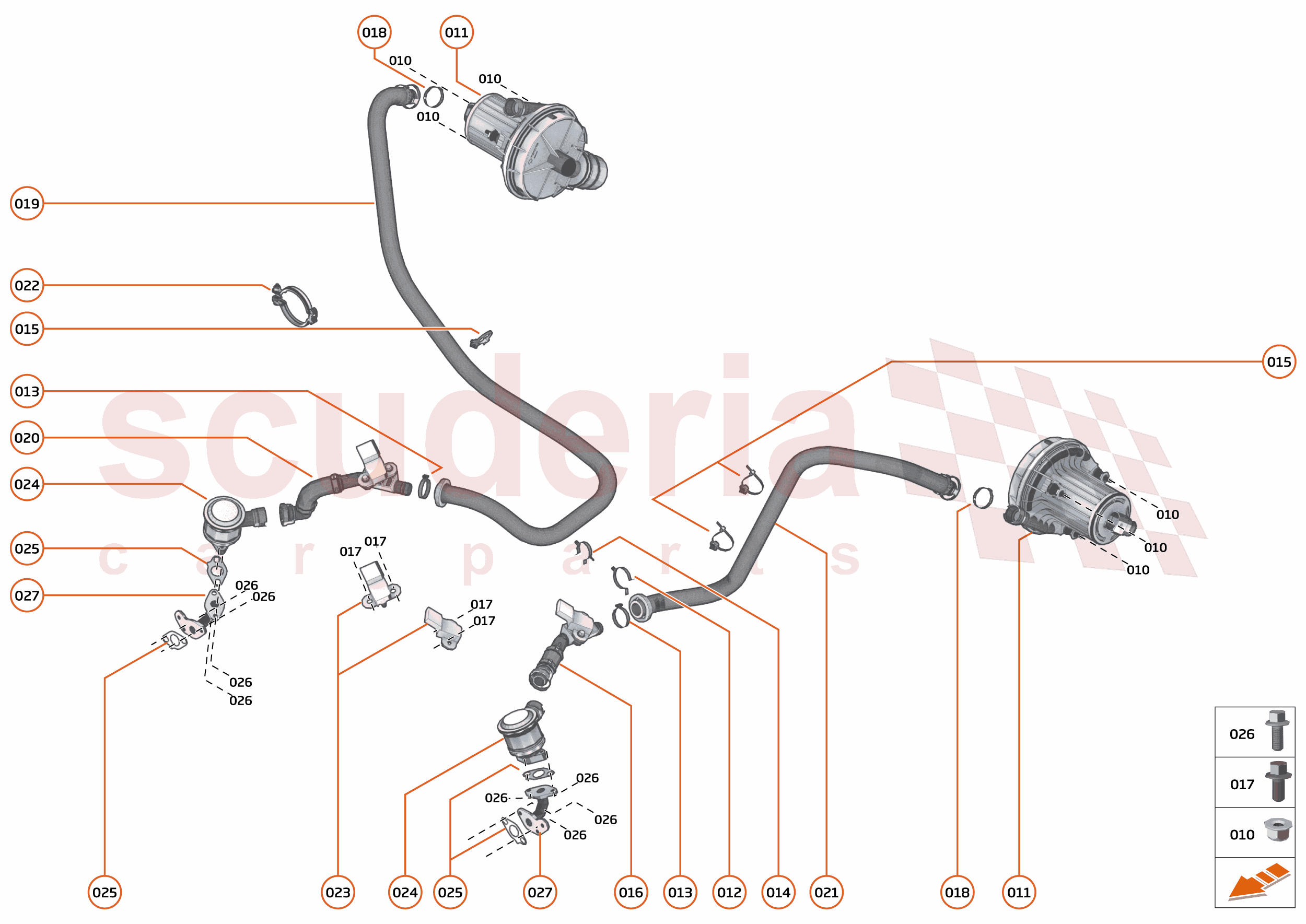 34 - ENGINE - 34.17 - SECONDARY AIR SYSTEM of McLaren McLaren McLaren 600LT Spider