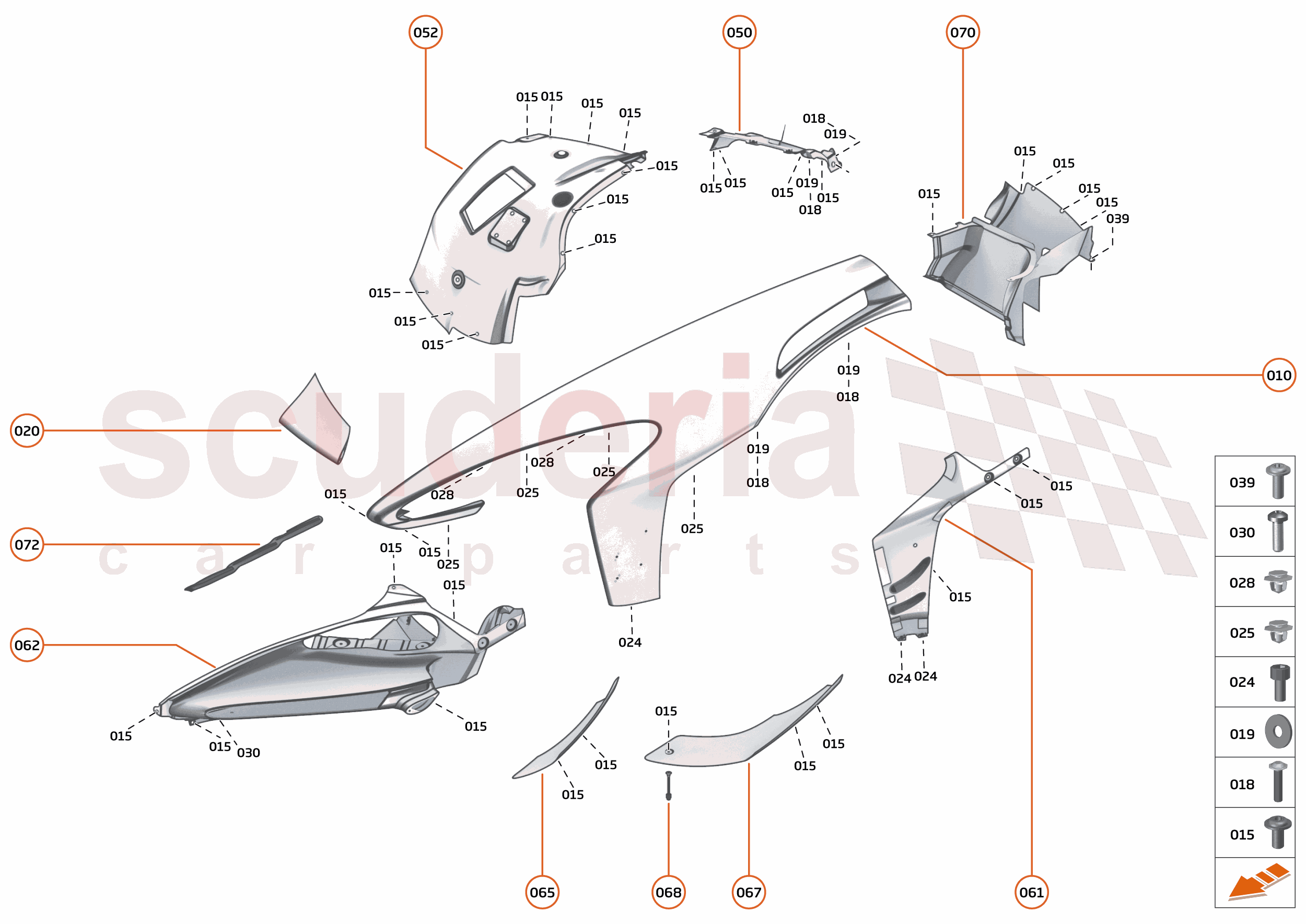 6 - PANELS - 6.1 - FRONT PANELS - LH of McLaren McLaren Ultimate Series McLaren Senna GTR