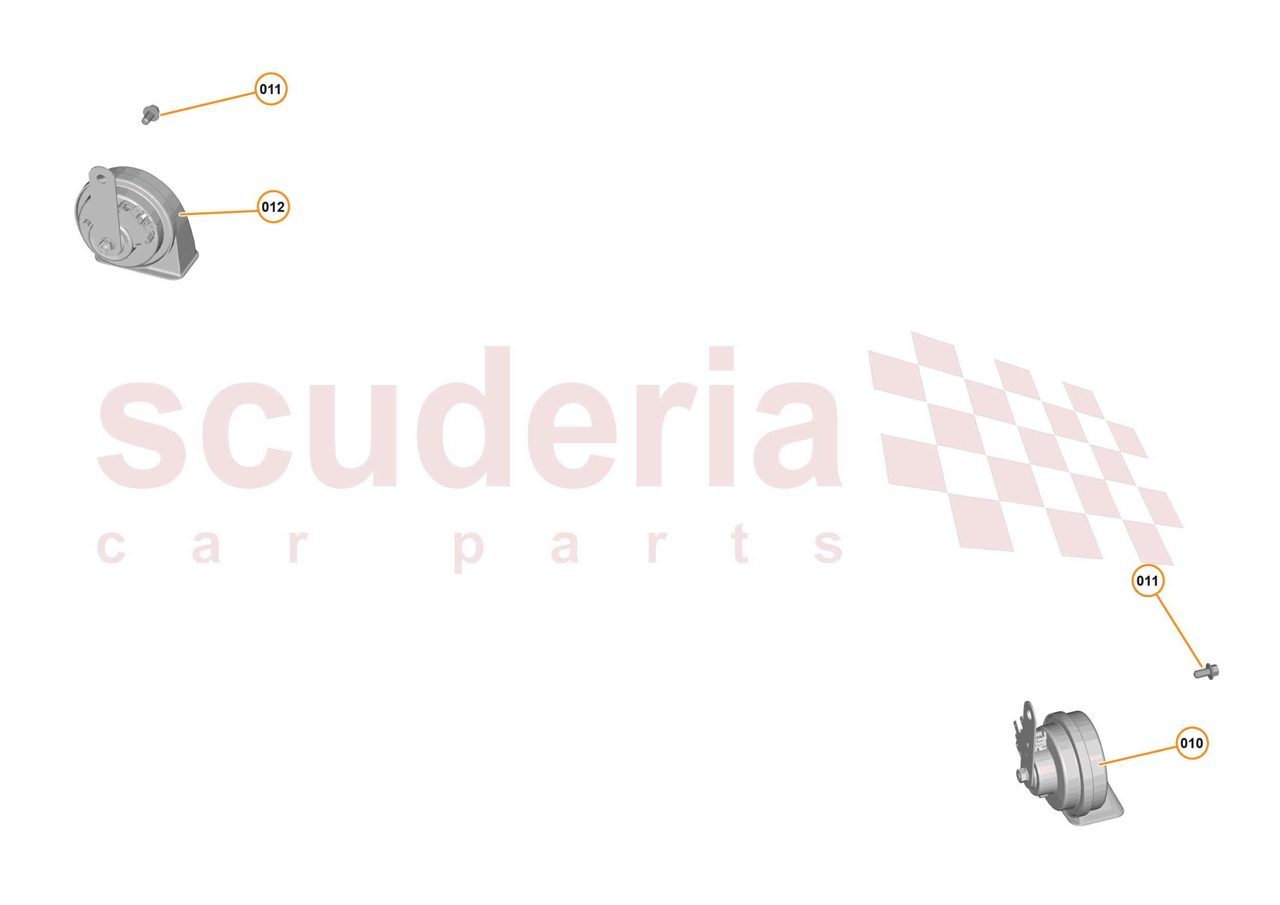 47 - ELECTRICAL HARDWARE - 47.2 - HORN of McLaren McLaren McLaren 570S Spider