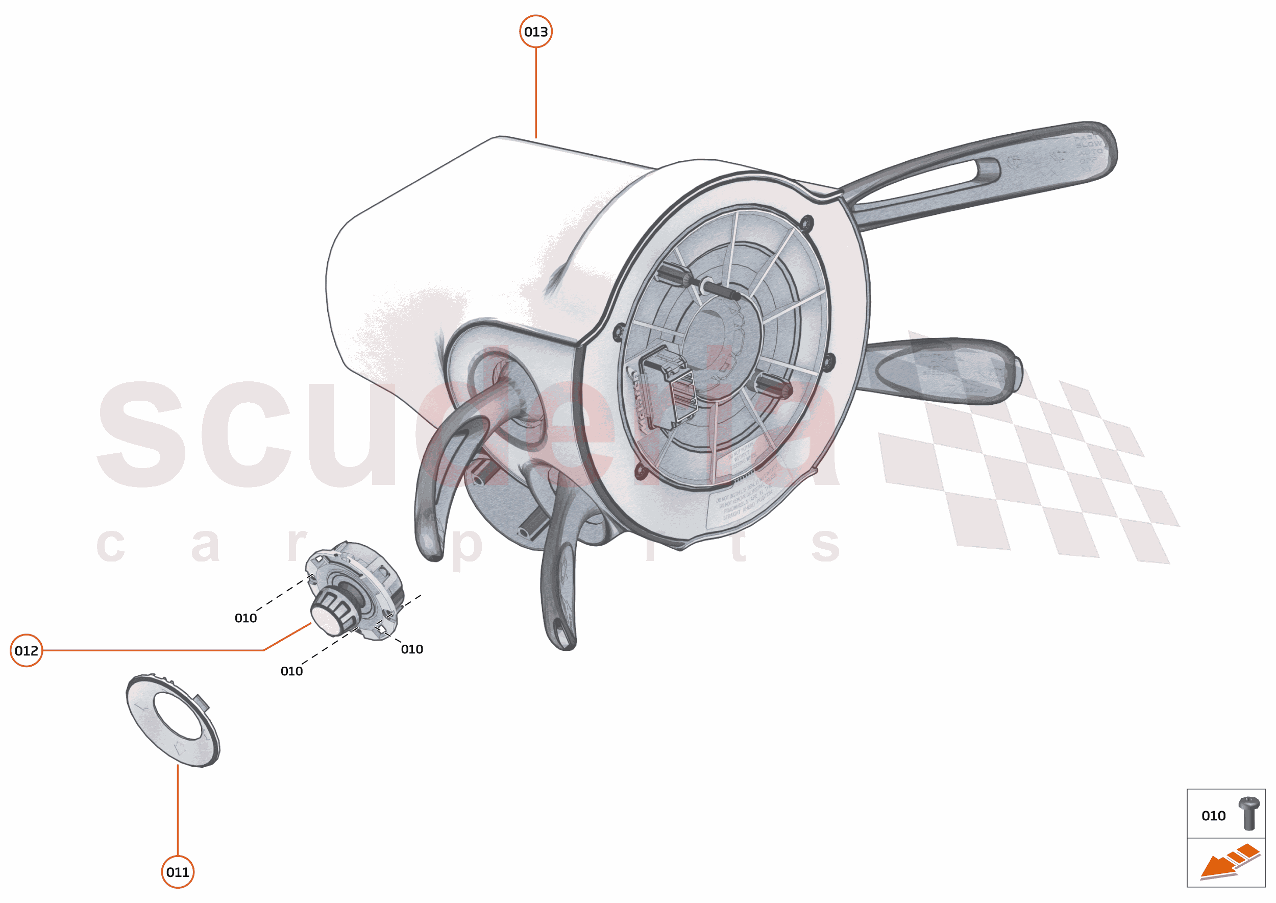 43 - ELECTRICAL SYSTEMS - 43.8 - STEERING COLUMN MODULE of McLaren McLaren McLaren 600LT