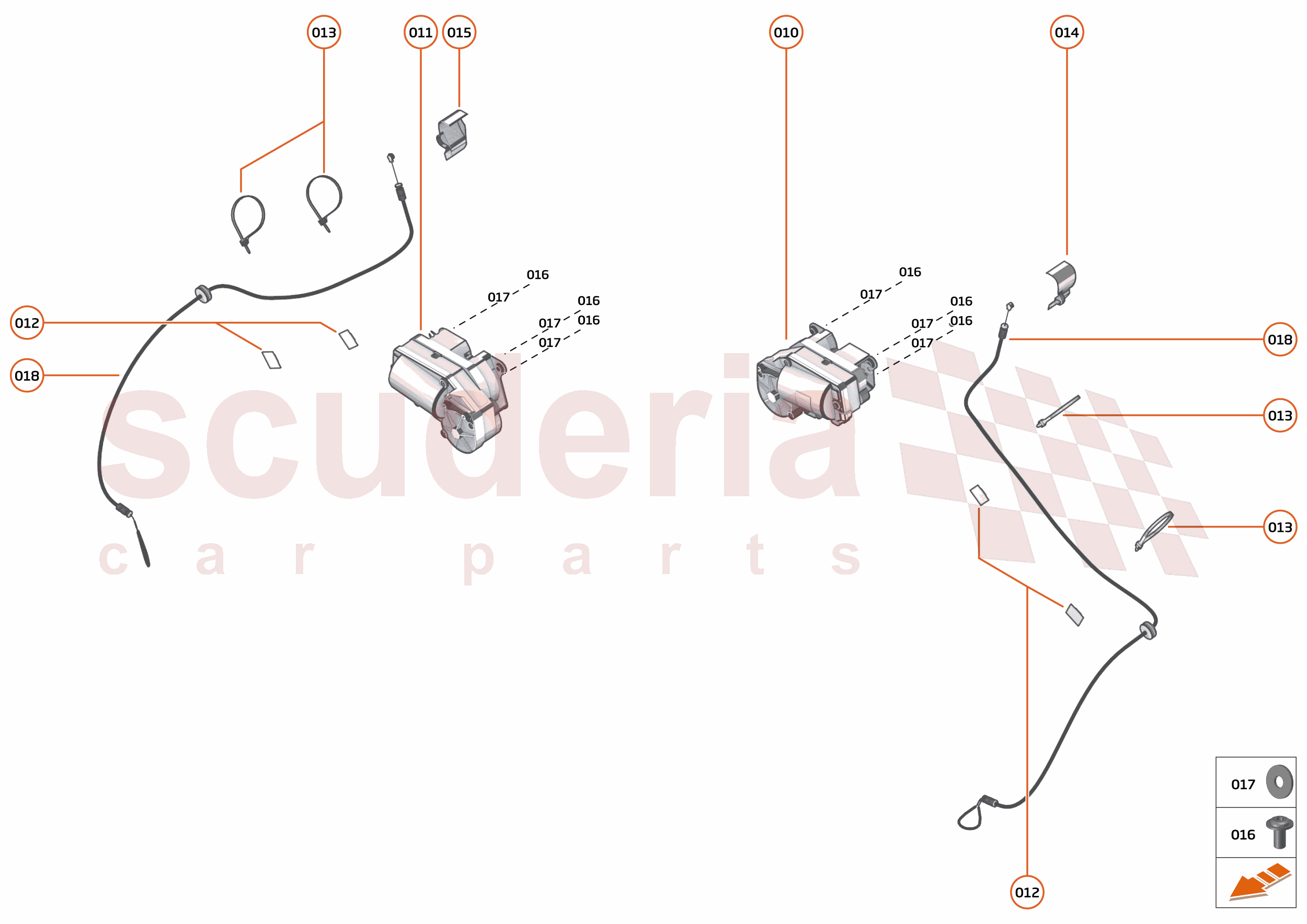 10 - CLOSURES ANCILLARIES - 10.4 - TAILGATE/ENGINE COVER LATCH of McLaren McLaren Ultimate Series McLaren Elva
