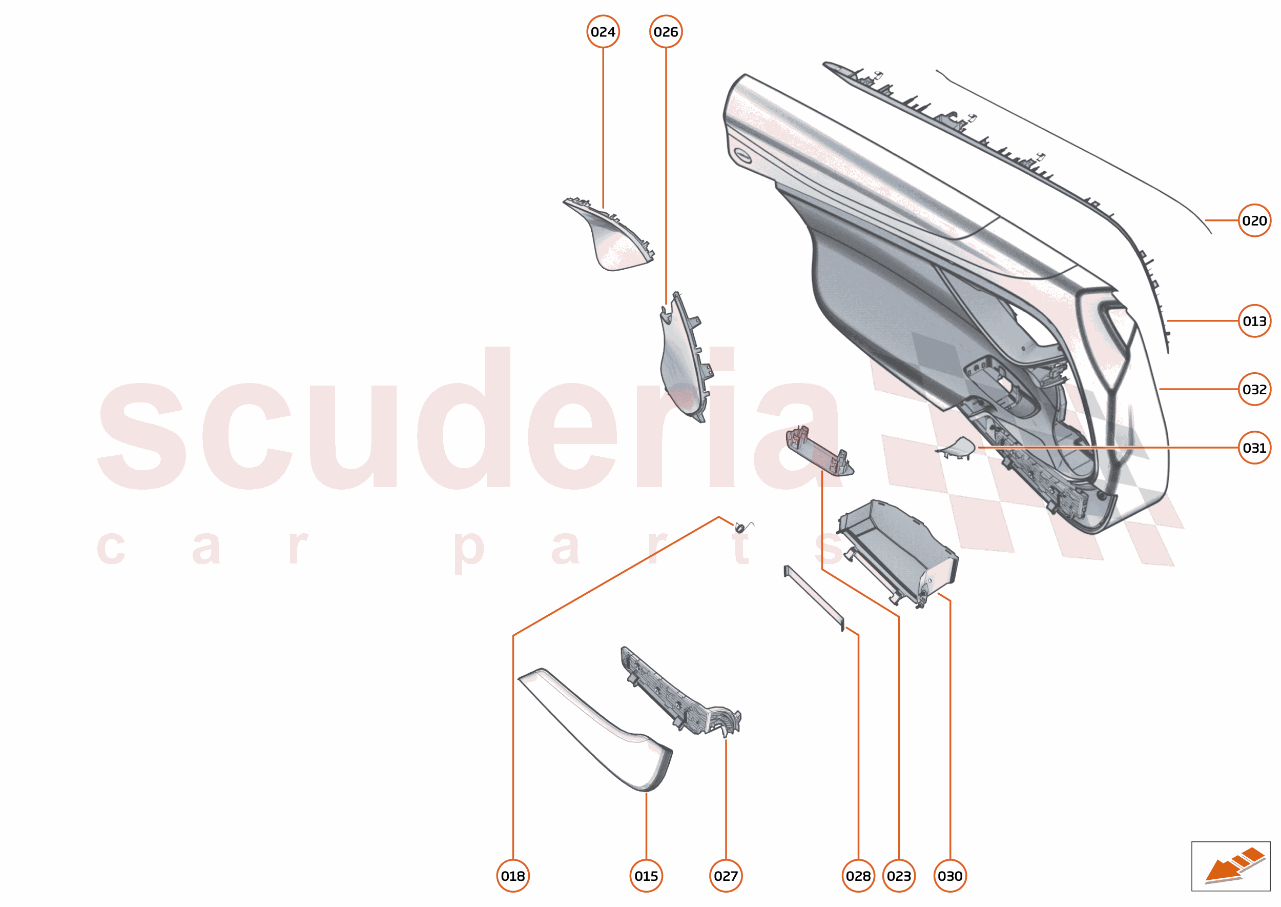 47 - INTERIOR SYSTEMS - 47.16 - DOOR CASING of McLaren McLaren McLaren 720S Spider