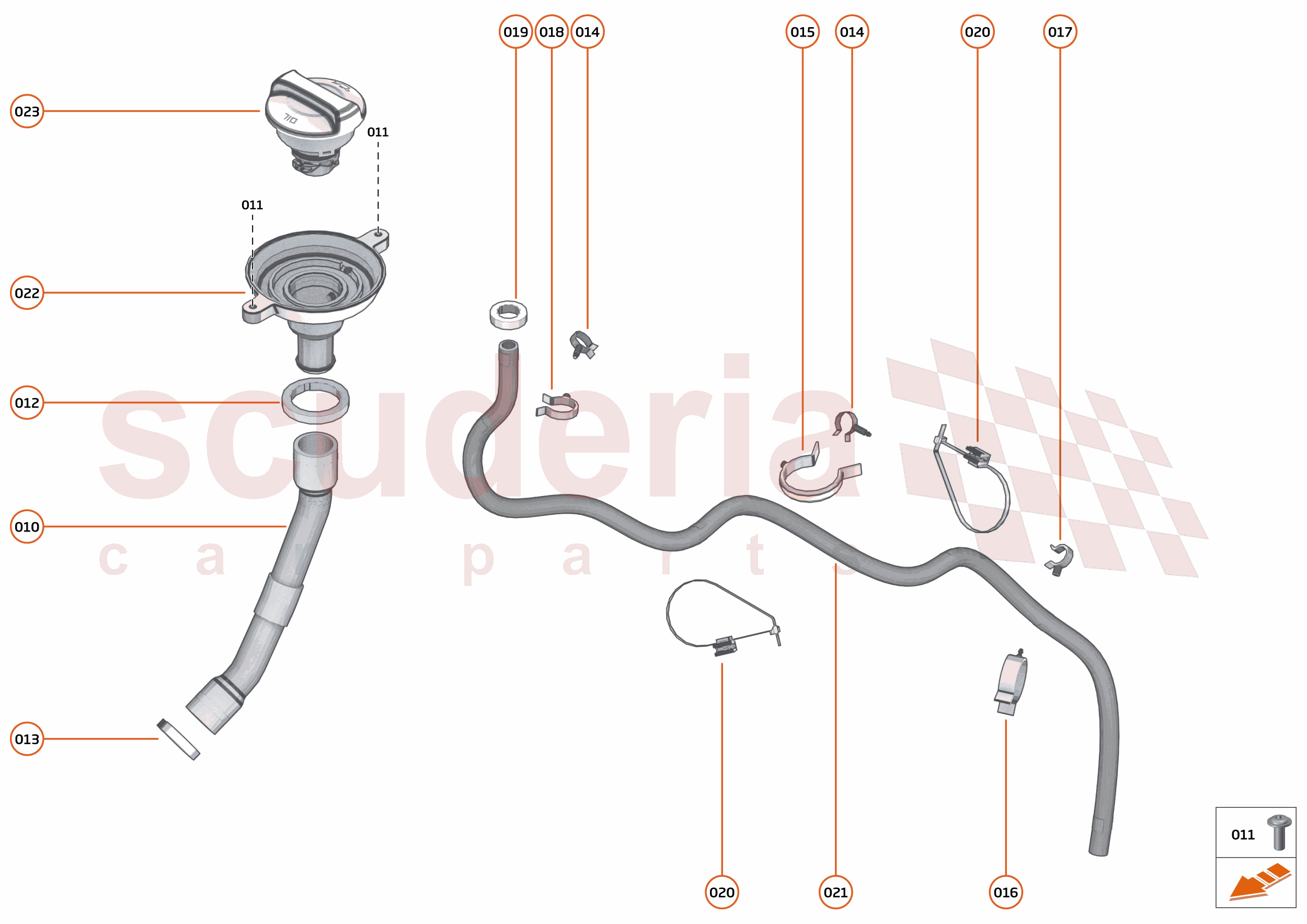24 - LUBRICATION SYSTEM OFF ENGINE - 24.3 - ENGINE OIL FILL SYSTEM of McLaren McLaren McLaren Artura