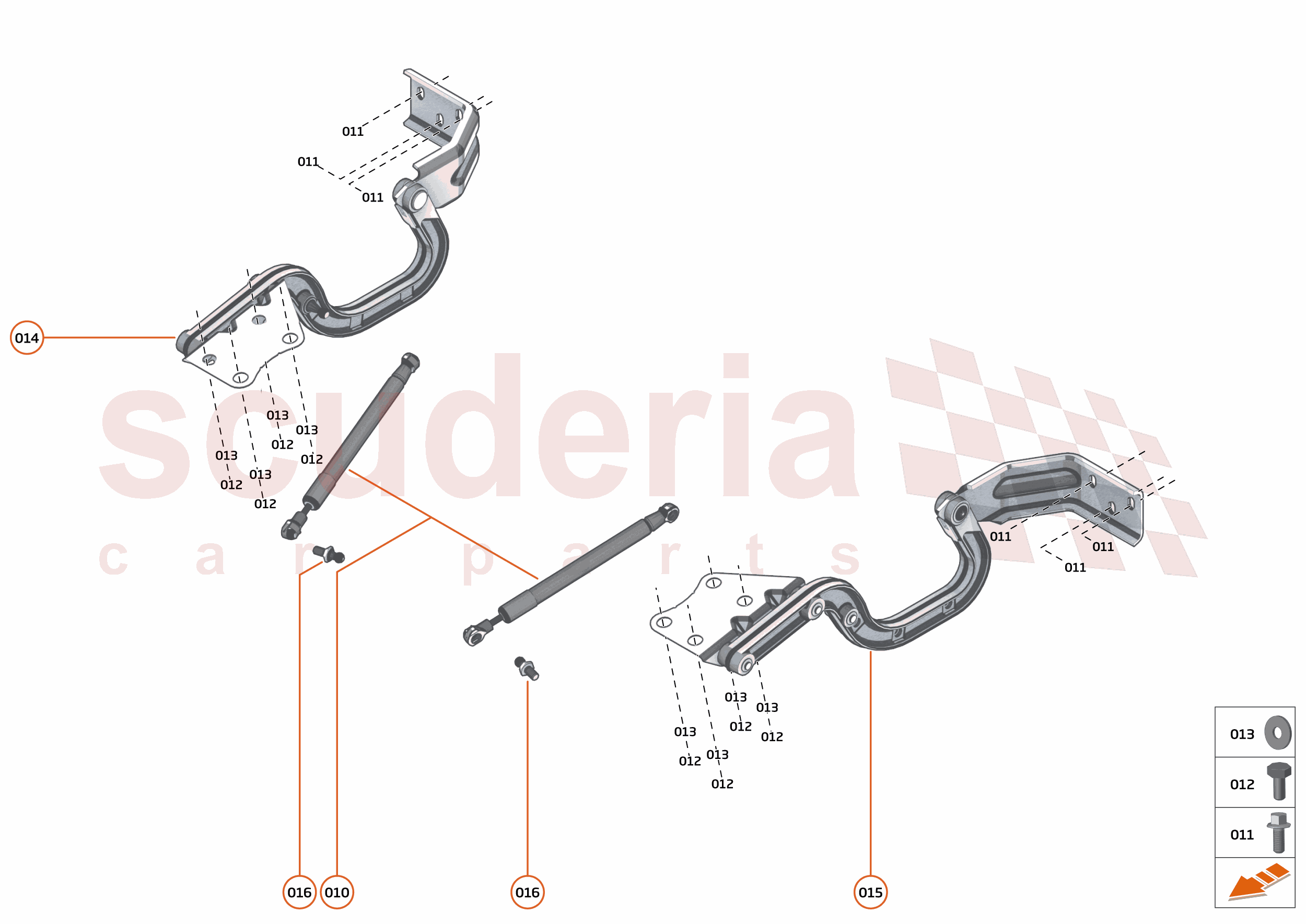 6 - CLOSURES - 6.2 - BONNET HINGE of McLaren McLaren McLaren 600LT Spider