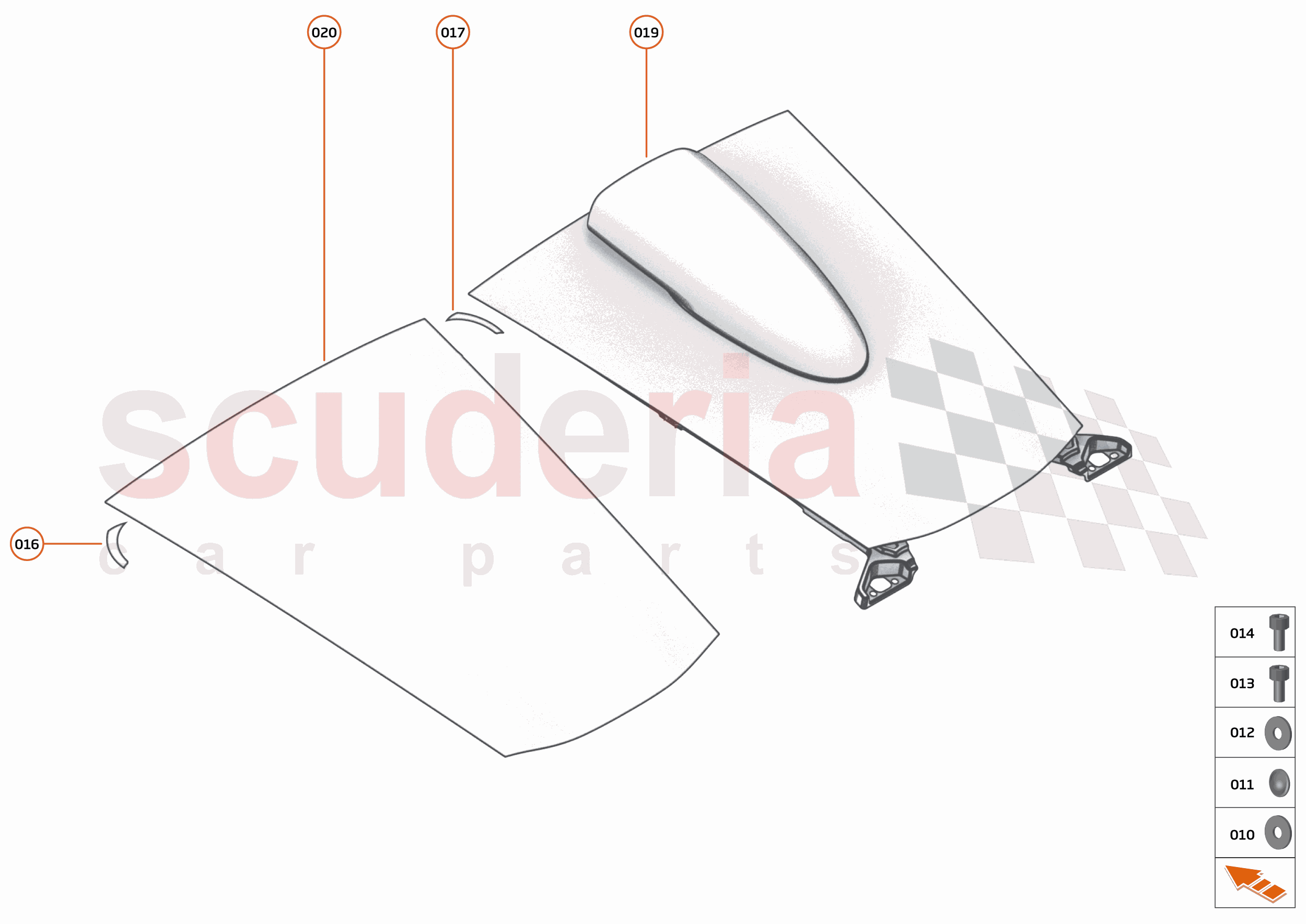 9 - GLAZING - 9.2 - TAILGATE/ENGINE COVER GLAZING-FIXED of McLaren McLaren McLaren 765LT