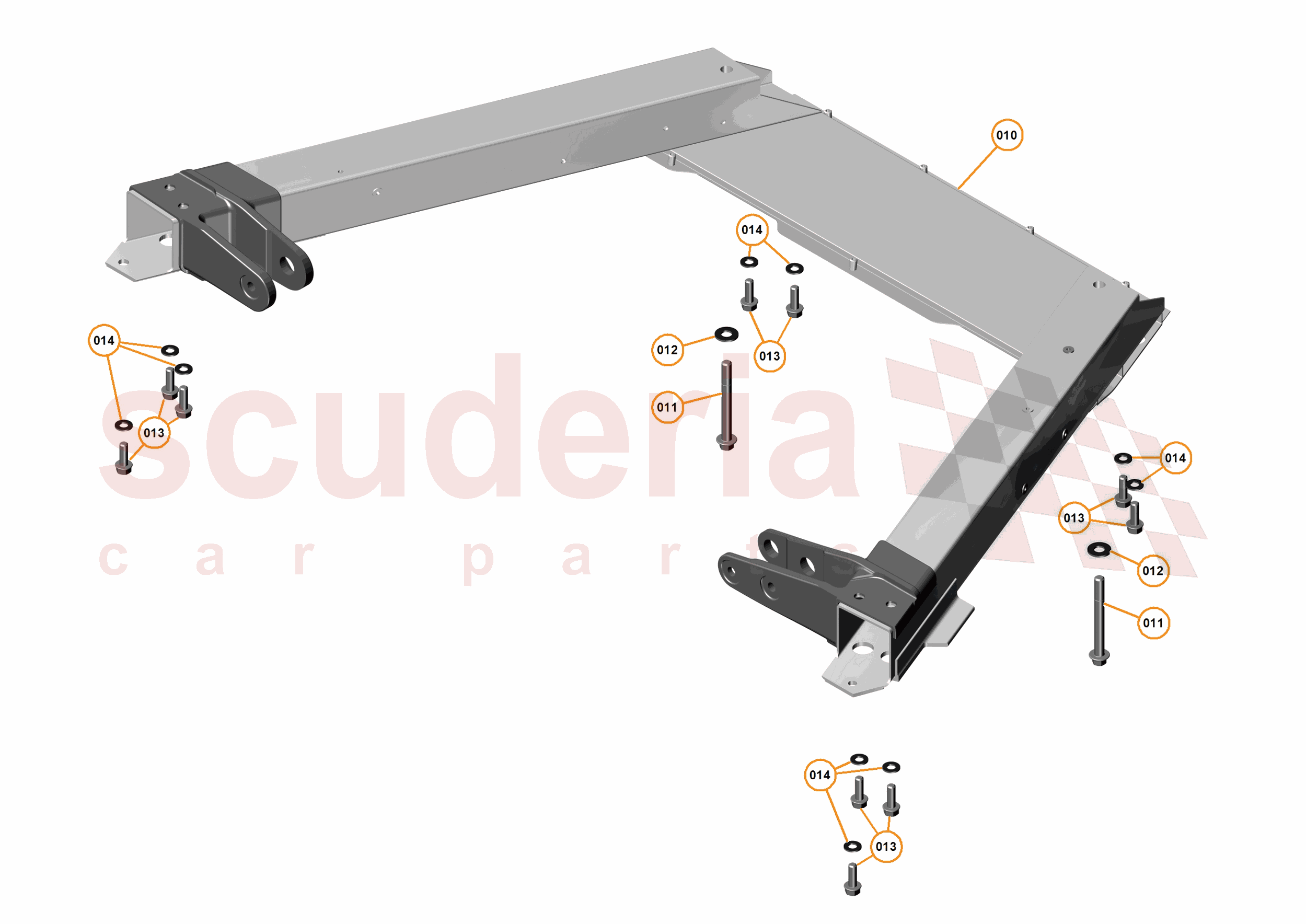 3 - REAR STRUCTURES - 3.3 - ENGINE CRADLE of McLaren McLaren Ultimate Series McLaren P1 Coupe