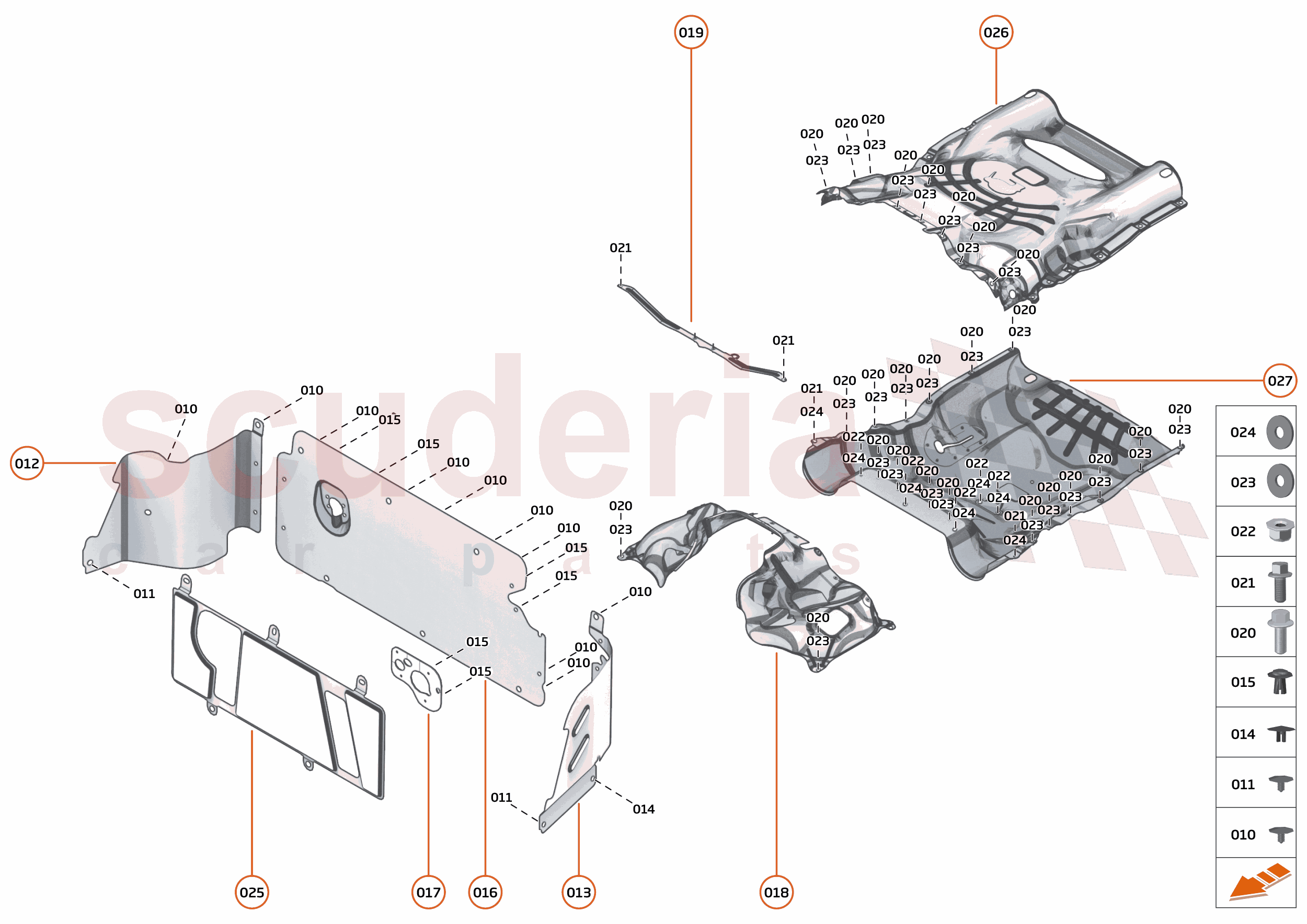 25 - NVH - HEAT INSULATION - 25.2 - INSULATION - VEHICLE MOUNTED of McLaren McLaren Ultimate Series McLaren Elva