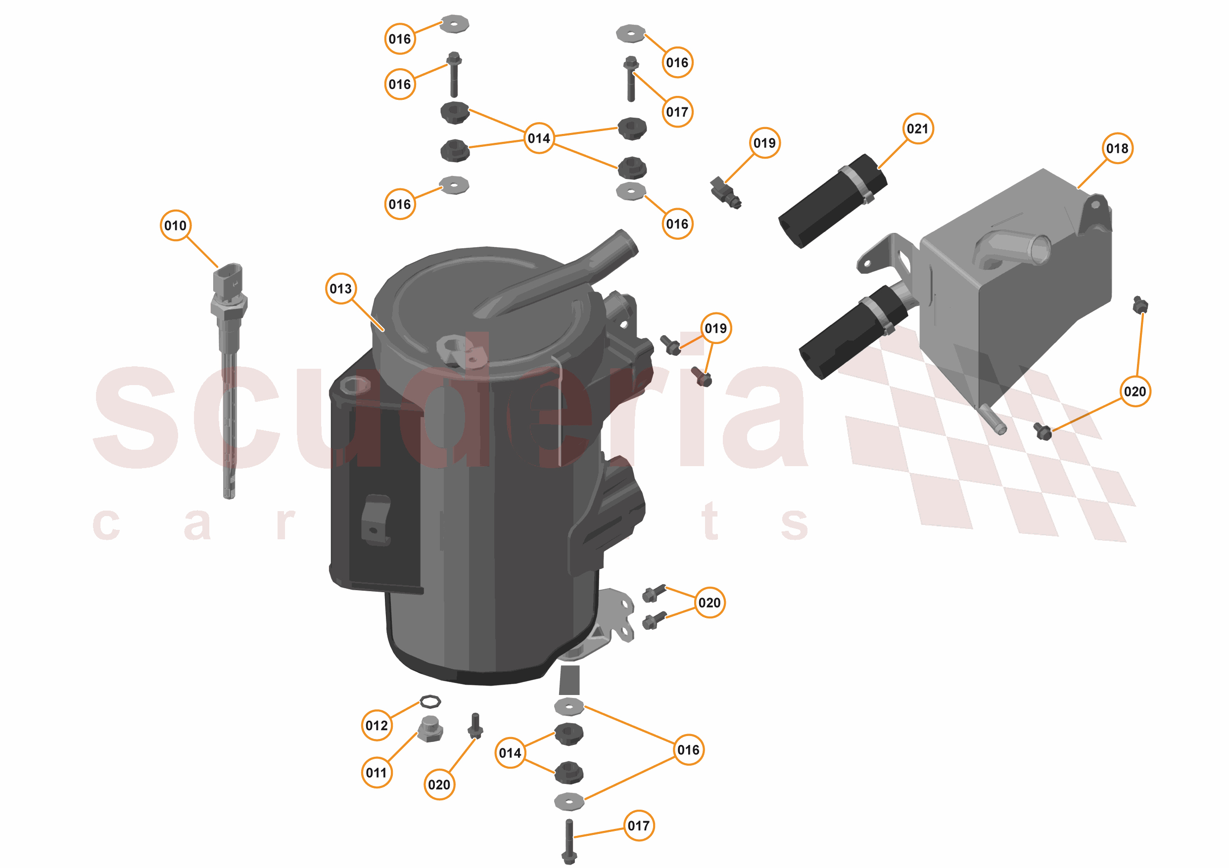 36 - ENGINE OIL SYSTEM - 36.1 - ENGINE OIL TANK of McLaren McLaren McLaren 720S Coupe