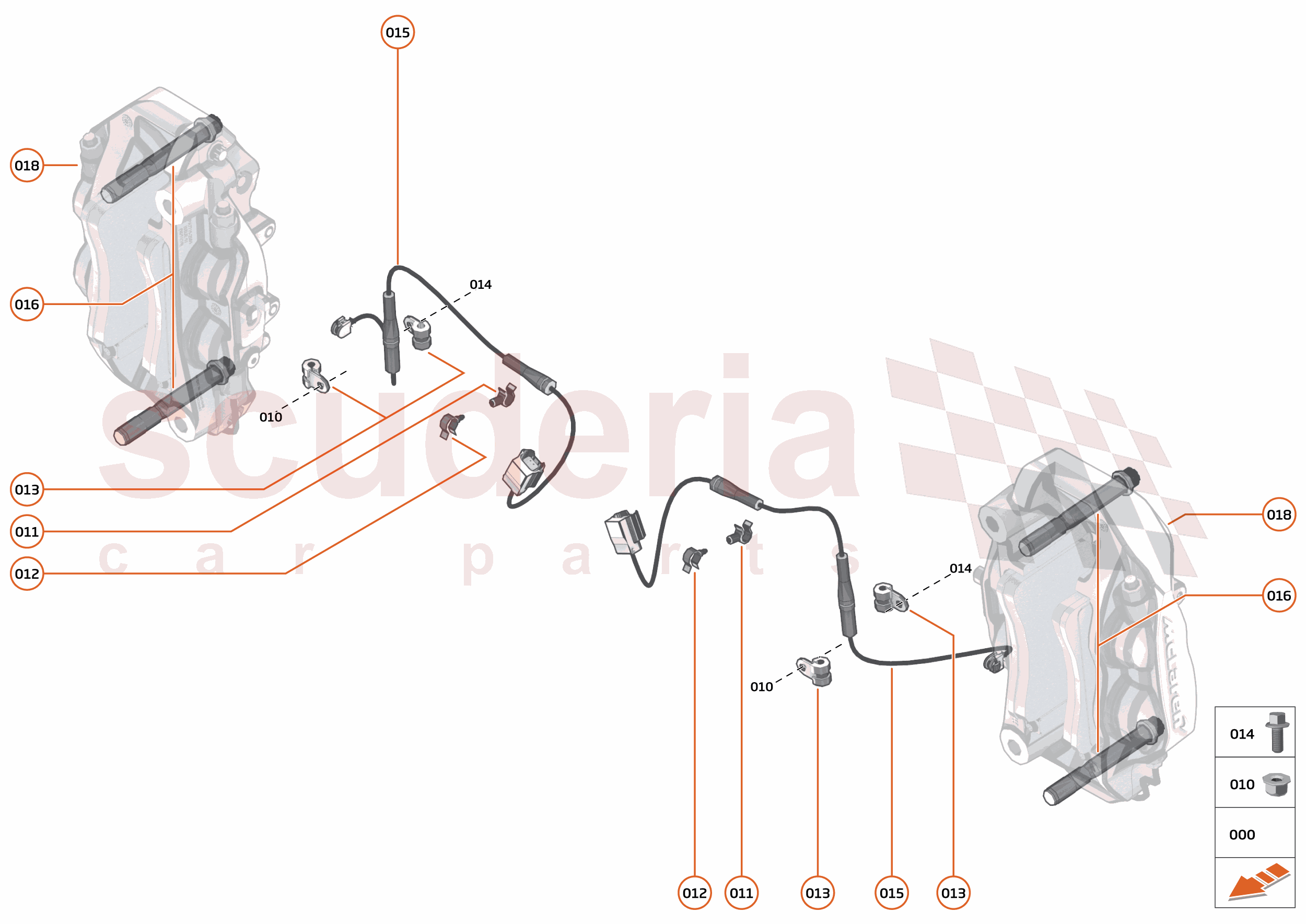 22 - BRAKES - REAR - 22.2 - BRAKE CALIPERS REAR of McLaren McLaren McLaren 620R