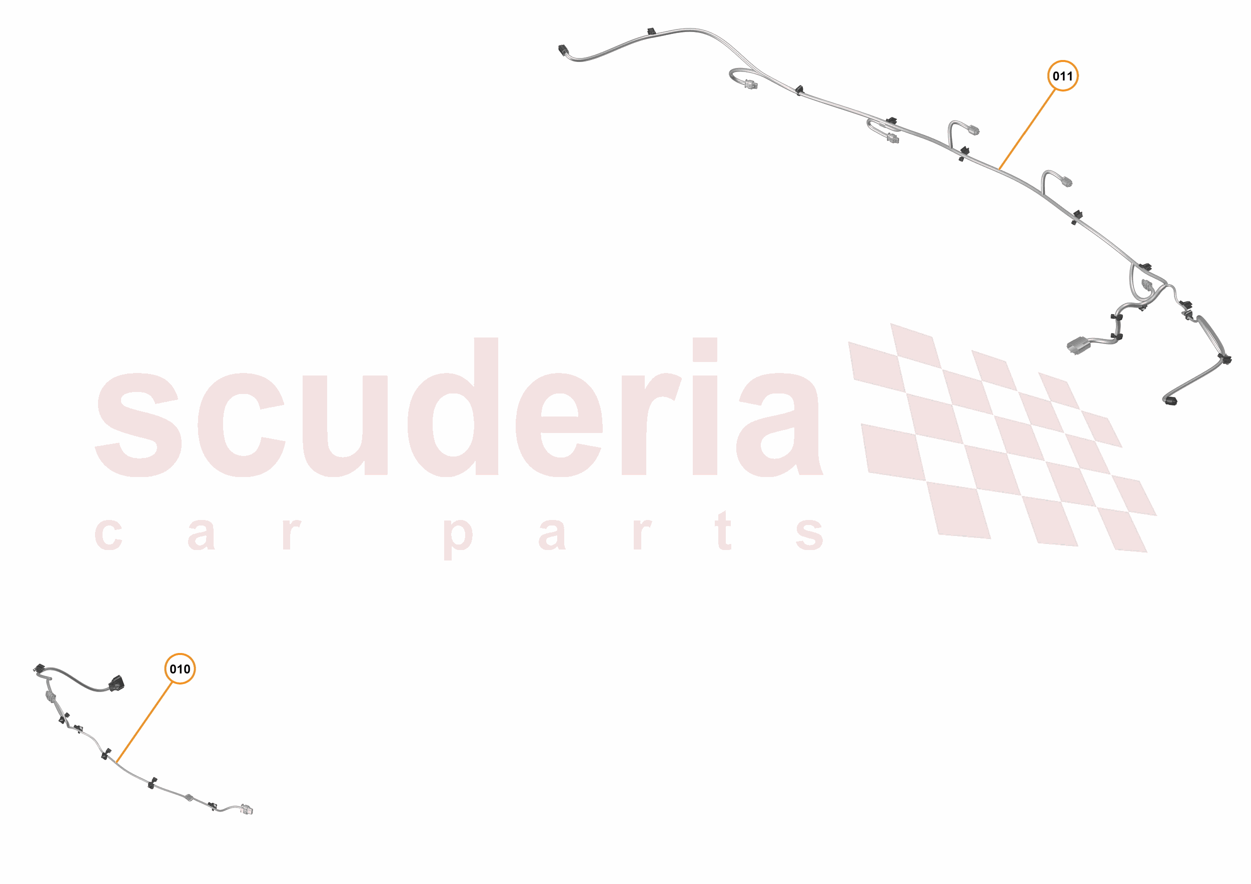 24 - M1 - ELECTRICAL DISTRIBUTION - 24.4 - 01 - ELECTRICAL DISTRIBUTION - BUMPERS of McLaren McLaren McLaren 675LT Coupe