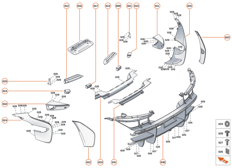 11 - EXTERIOR ORNAMENTATION - 11.6 - REAR BUMPER of McLaren McLaren Ultimate Series McLaren Elva