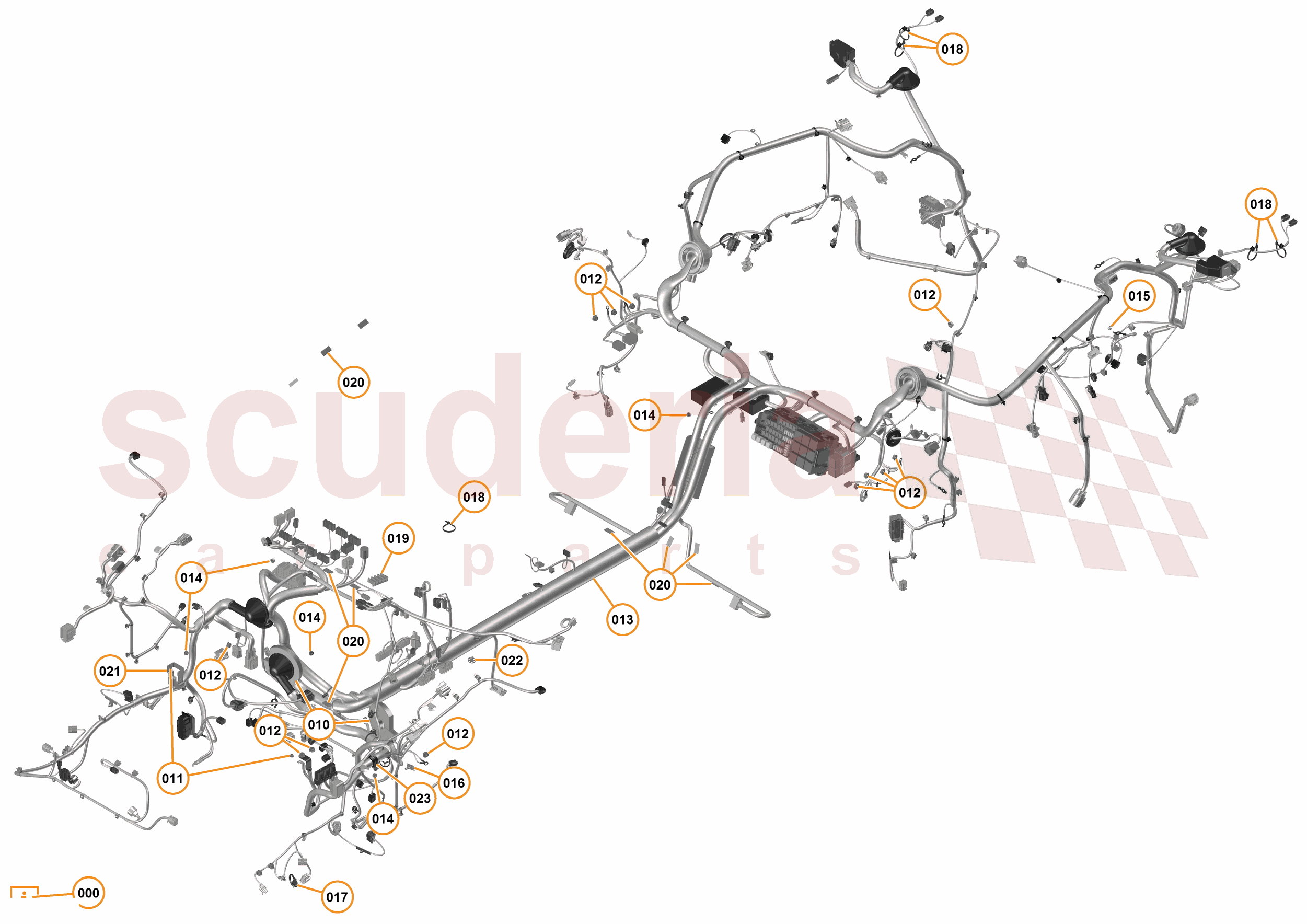 24 - M1 - ELECTRICAL DISTRIBUTION - 24.2 - 01 - ELECTRICAL DISTRIBUTION - MAIN HARNESS of McLaren McLaren McLaren 675LT Coupe