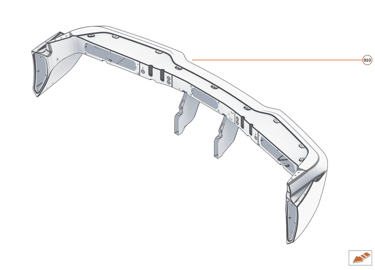 11 - EXTERIOR ORNAMENTATION - 11.8 - REAR BUMPER of McLaren McLaren Ultimate Series McLaren Senna