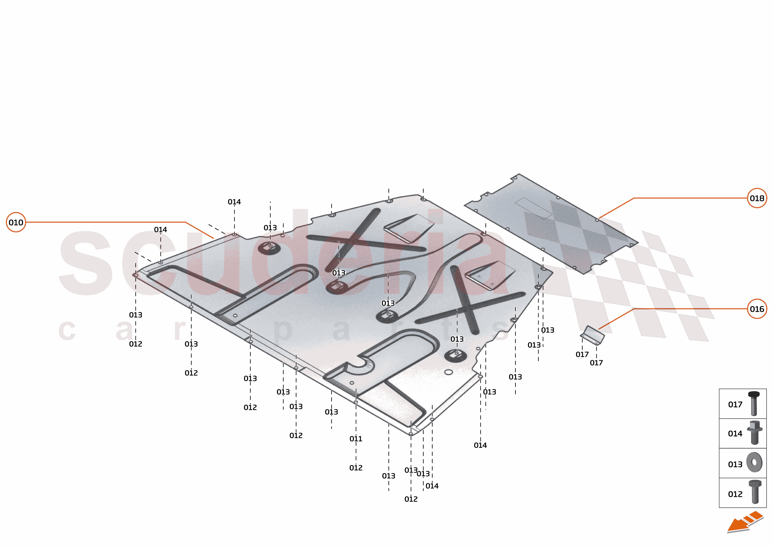 5 - UPPER STRUCTURES - 4.2 - REAR STRUCTURAL FLOORS of McLaren McLaren McLaren 720S Coupe