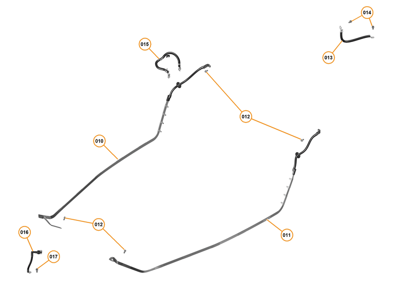 45 - WIRING HARNESS - 45.1 - POWER AND GROUND DISTRIBUTION of McLaren McLaren Ultimate Series McLaren P1 Coupe