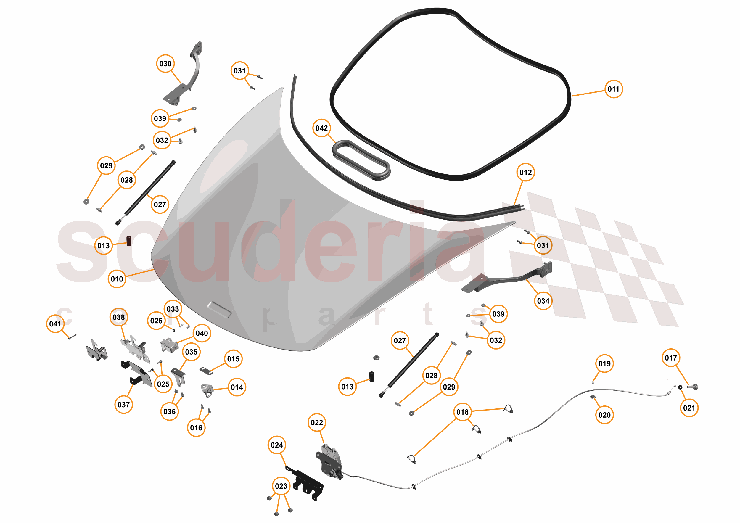 4 - A4 - PANELS, GLAZING, AND PAINT - 3.11 - 06 - CONVERTIBLE ROOF - BACKLIGHT of McLaren McLaren McLaren 675LT Spider