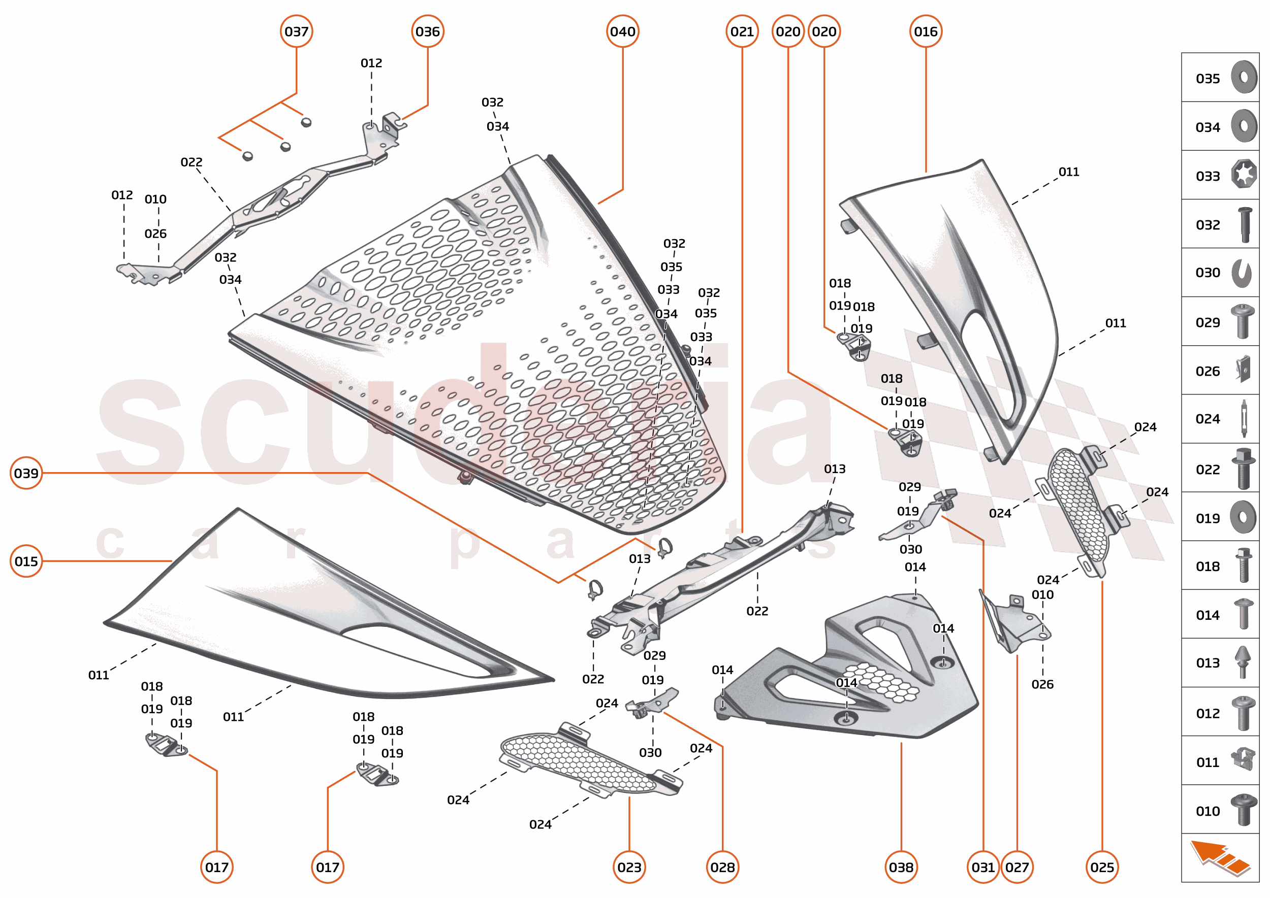 7 - CLOSURES - 7.10 - TAILGATE / ENGINE COVER STRUCTURE of McLaren McLaren McLaren 750S Spider
