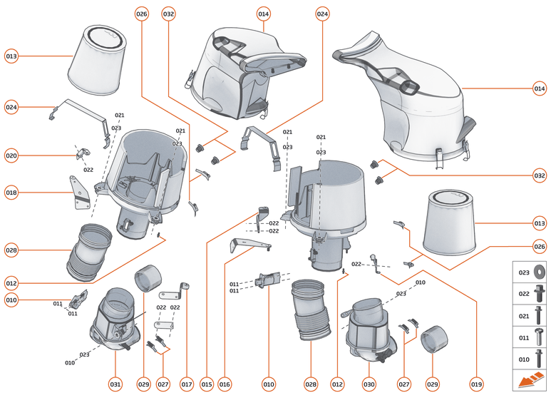 27 - AIR INDUCTION SYSTEMS - AIS - 27.1 - AIS - LOW PRESSURE SYSTEM of McLaren McLaren Ultimate Series McLaren Senna