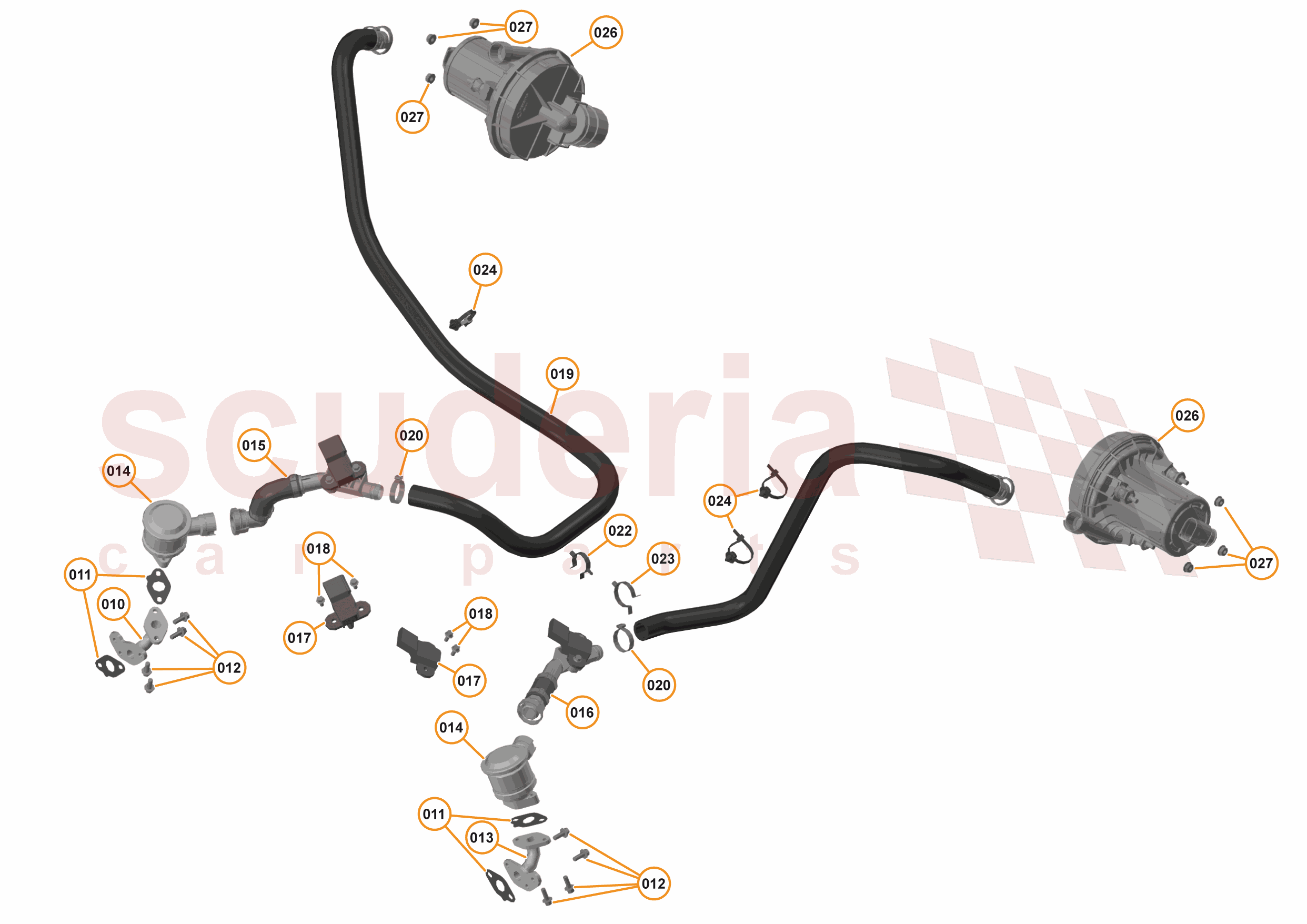 32 - ENGINE - 32.12 - SECONDARY AIR SYSTEM of McLaren McLaren McLaren 570GT