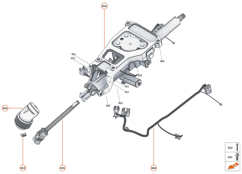 20 - STEERING - 20.4 - STEERING COLUMN of McLaren McLaren Ultimate Series McLaren Speedtail