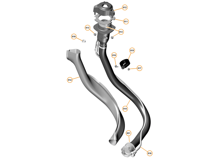 26 - FUEL TANK - 26.3 - FUEL FILLER NECK of McLaren McLaren Ultimate Series McLaren P1 Coupe