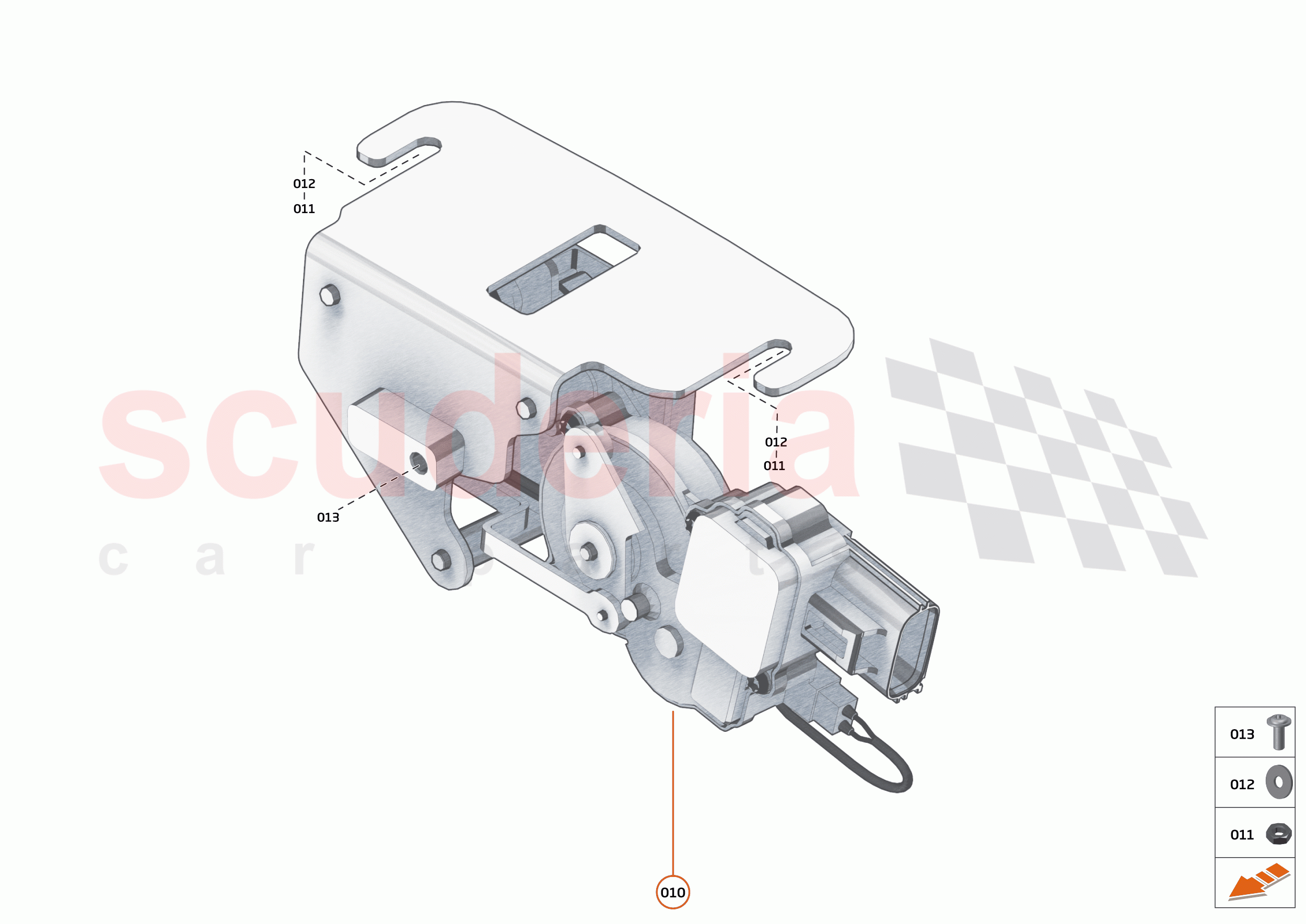 9 - CLOSURES ANCILLARIES - 9.6 - TAILGATE/ENGINE COVER LATCH of McLaren McLaren Speedtail
