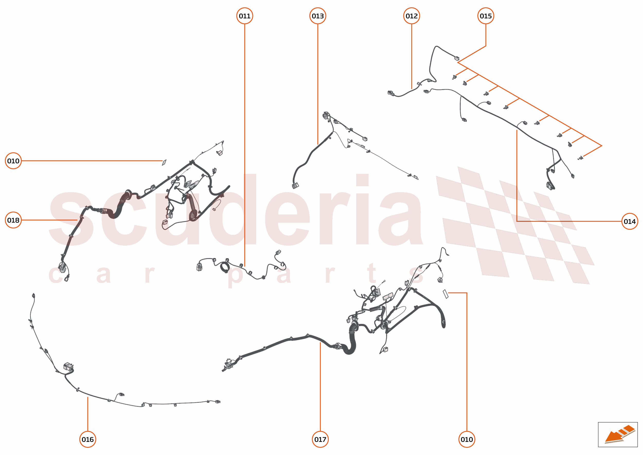 42 - WIRING HARNESS - 42.3 - NON-BODY WIRING HARNESS of McLaren McLaren McLaren 600LT