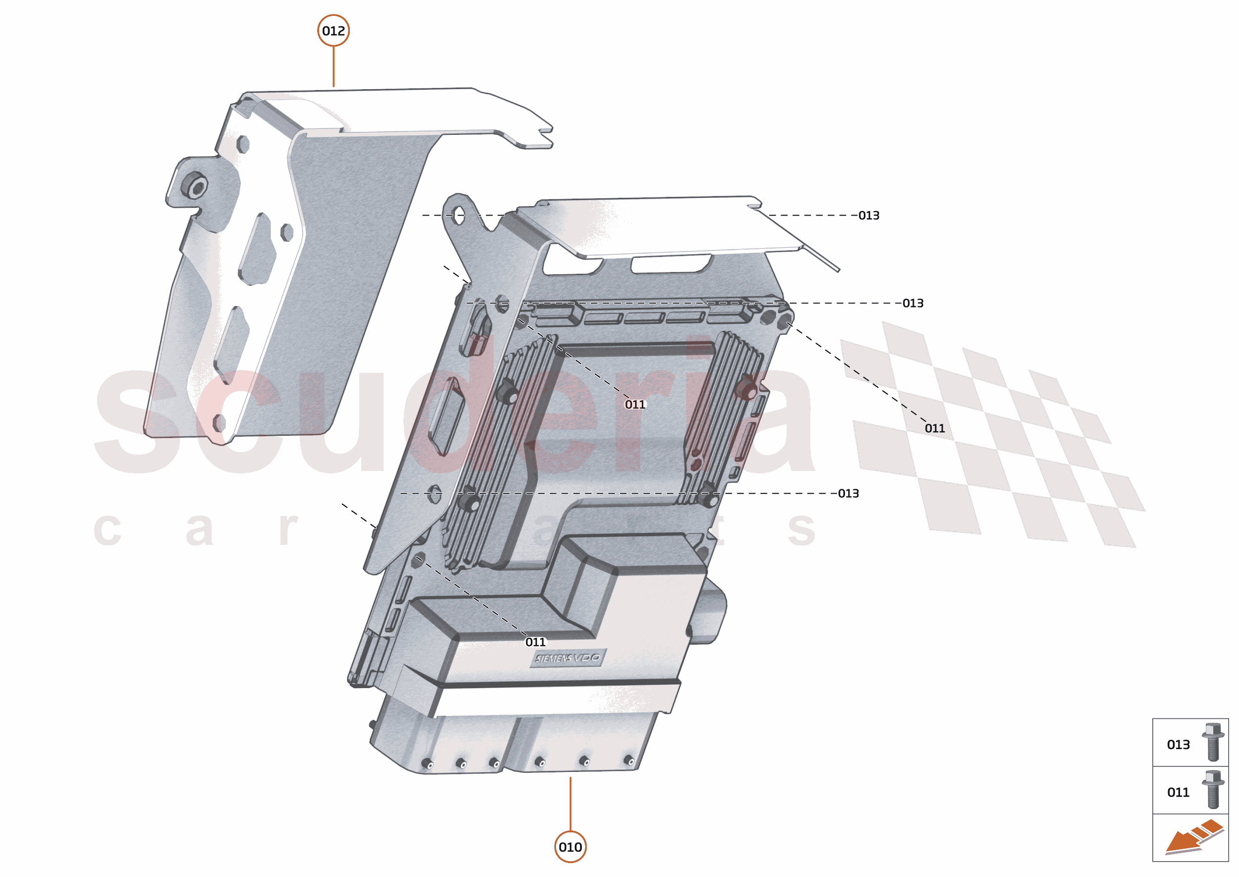 40 - TRANSMISSION COOLING SYSTEMS - 40.1 - TRANS OIL COOLER FEED + RTRN PIPES of McLaren McLaren McLaren 765LT