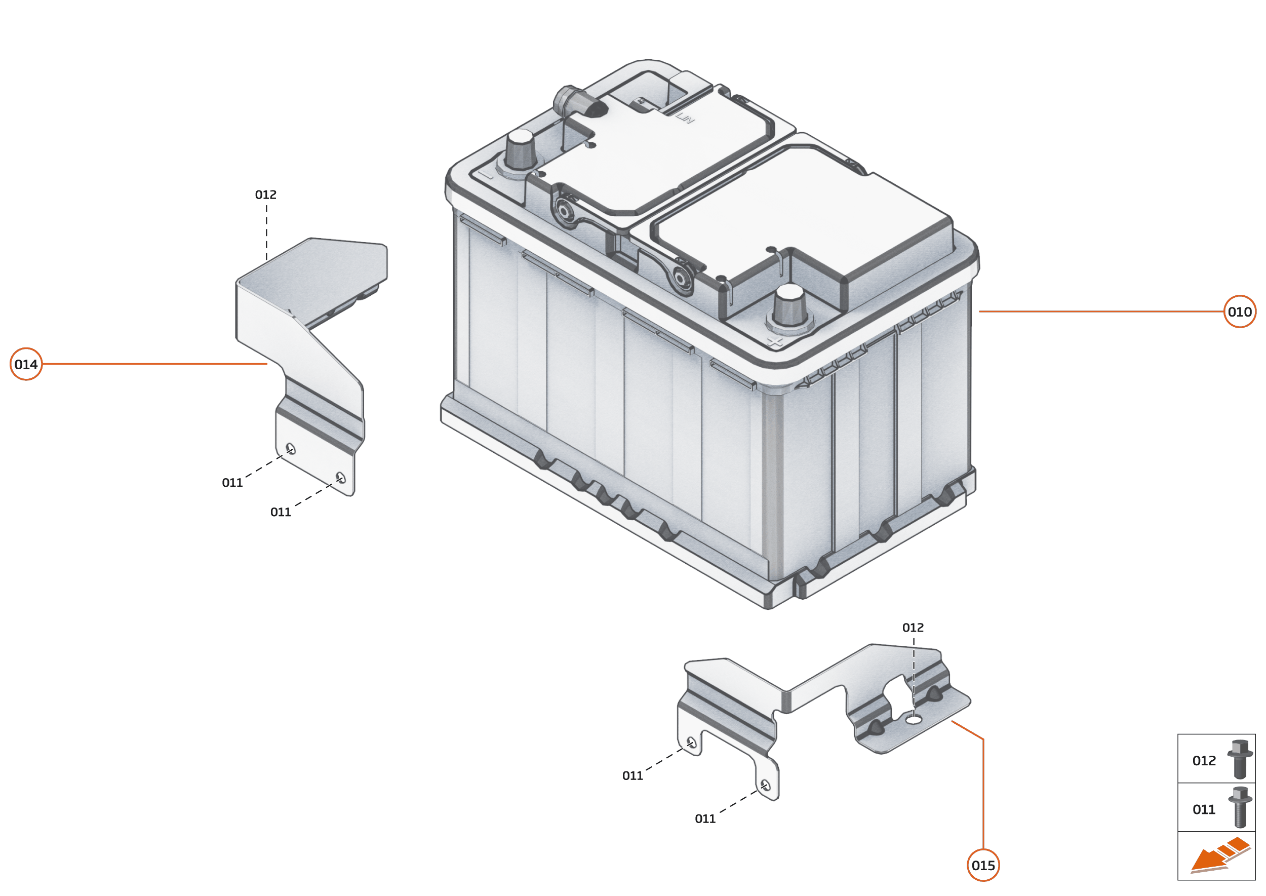 38 - ELECTRICAL HARDWARE - 38.1 - BATTERY of McLaren McLaren GT McLaren GT