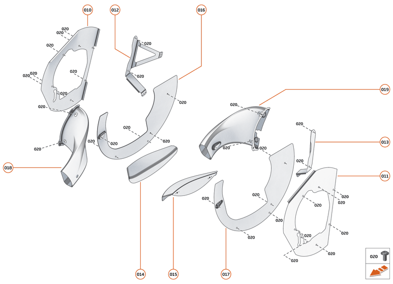 18 - BRAKES - 18.3 - BRAKE DISC COOLING FRONT of McLaren McLaren Ultimate Series McLaren Senna GTR