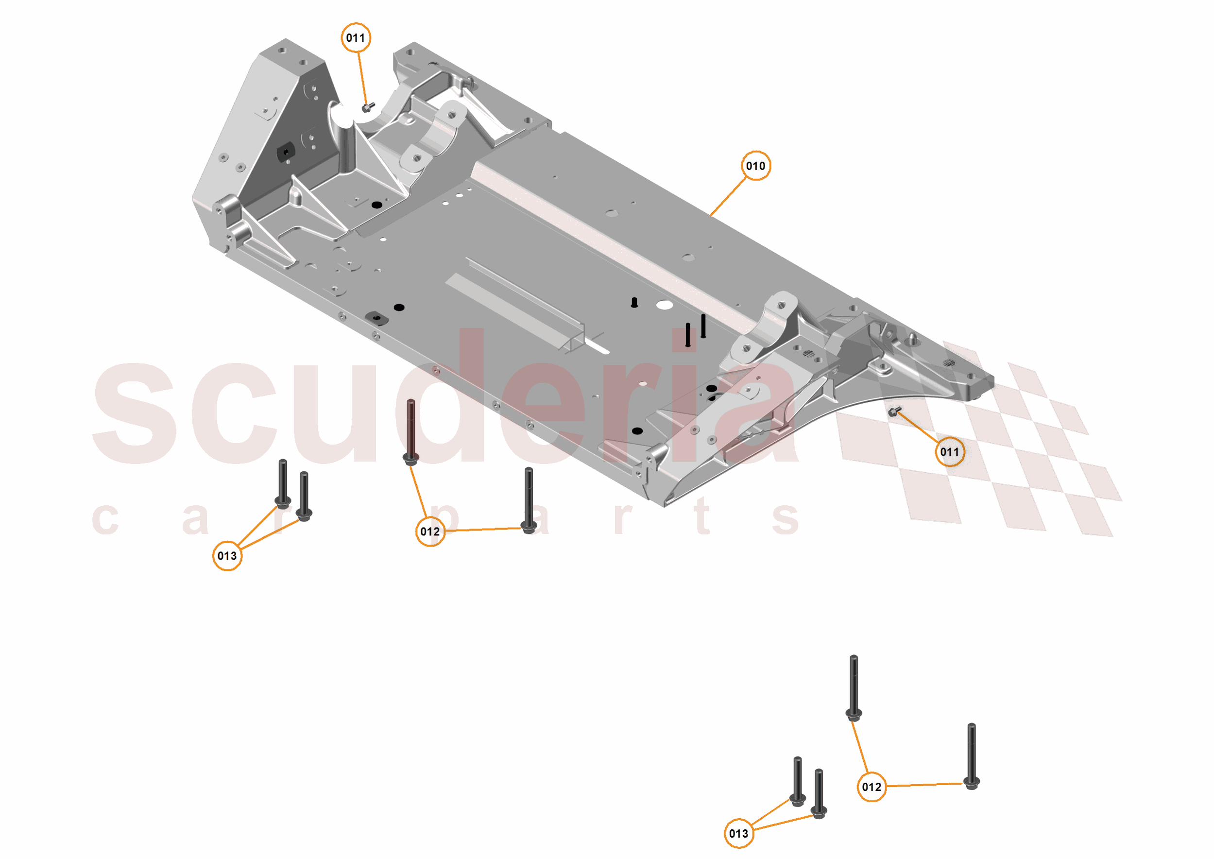 1 - FRONT STRUCTURES - 1.2 - FRONT SUBFRAME of McLaren McLaren Ultimate Series McLaren P1 Coupe