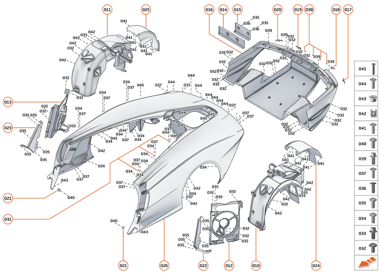 6 - PANELS - 6.2 - REAR PANELS of McLaren McLaren Ultimate Series McLaren Speedtail