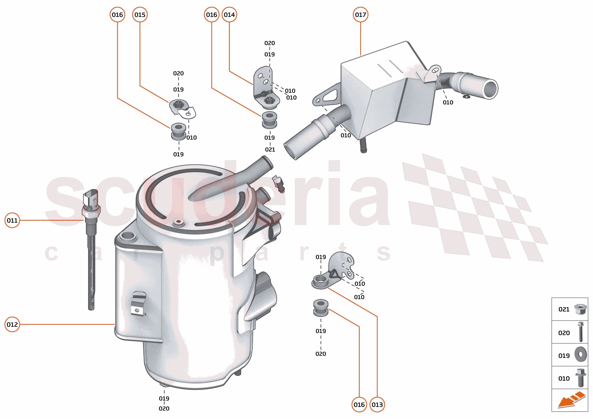 25 - LUBRICATION SYSTEM OFF - ENGINE - 25.1 - ENGINE OIL TANK of McLaren McLaren Ultimate Series McLaren Senna GTR