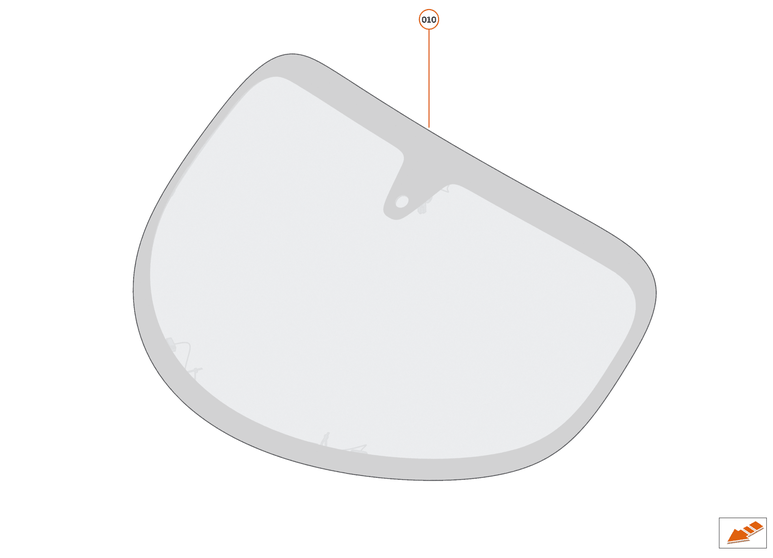 11 - EXTERIOR ORNAMENTATION - 11.7 - WINDSCREEN of McLaren McLaren Ultimate Series McLaren Elva