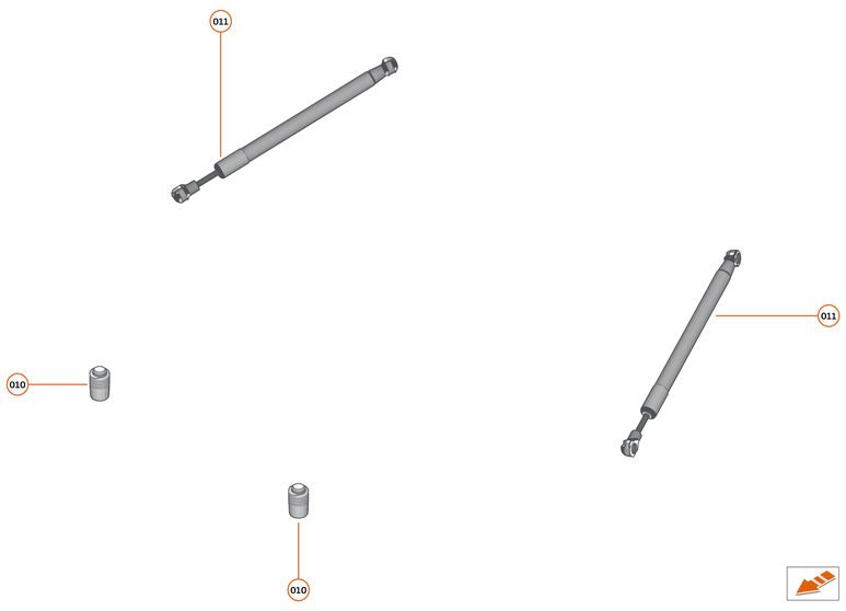 9 - CLOSURES ANCILLARIES - 9.2 - BONNET HARDWARE of McLaren McLaren Ultimate Series McLaren Speedtail