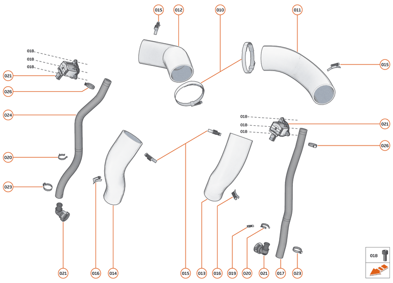 26 - AIR INDUCTION SYSTEMS - AIS - 26.2 - AIS - HIGH PRESSURE SYSTEM of McLaren McLaren Ultimate Series McLaren Elva