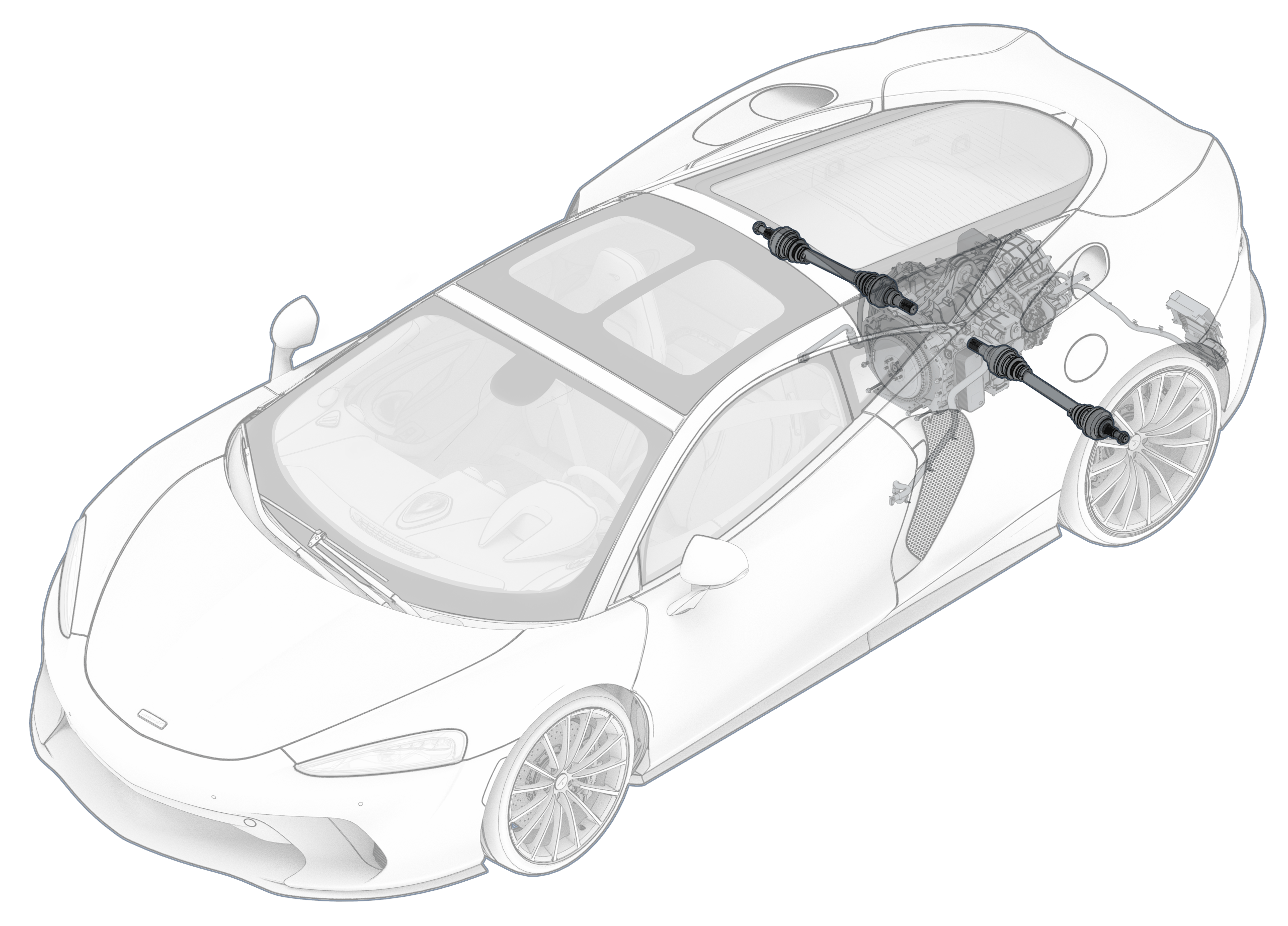 36 - WIRING HARNESS - 36.1 - POWER AND GROUND DISTRIBUTION of McLaren McLaren GT McLaren GT