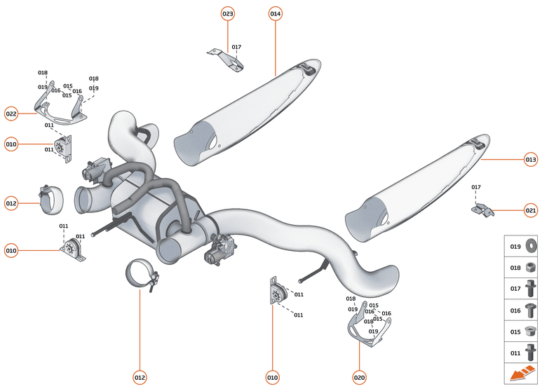 27 - EXHAUST - 27.2 - MUFFLER AND TAIL PIPES of McLaren McLaren Ultimate Series McLaren Speedtail