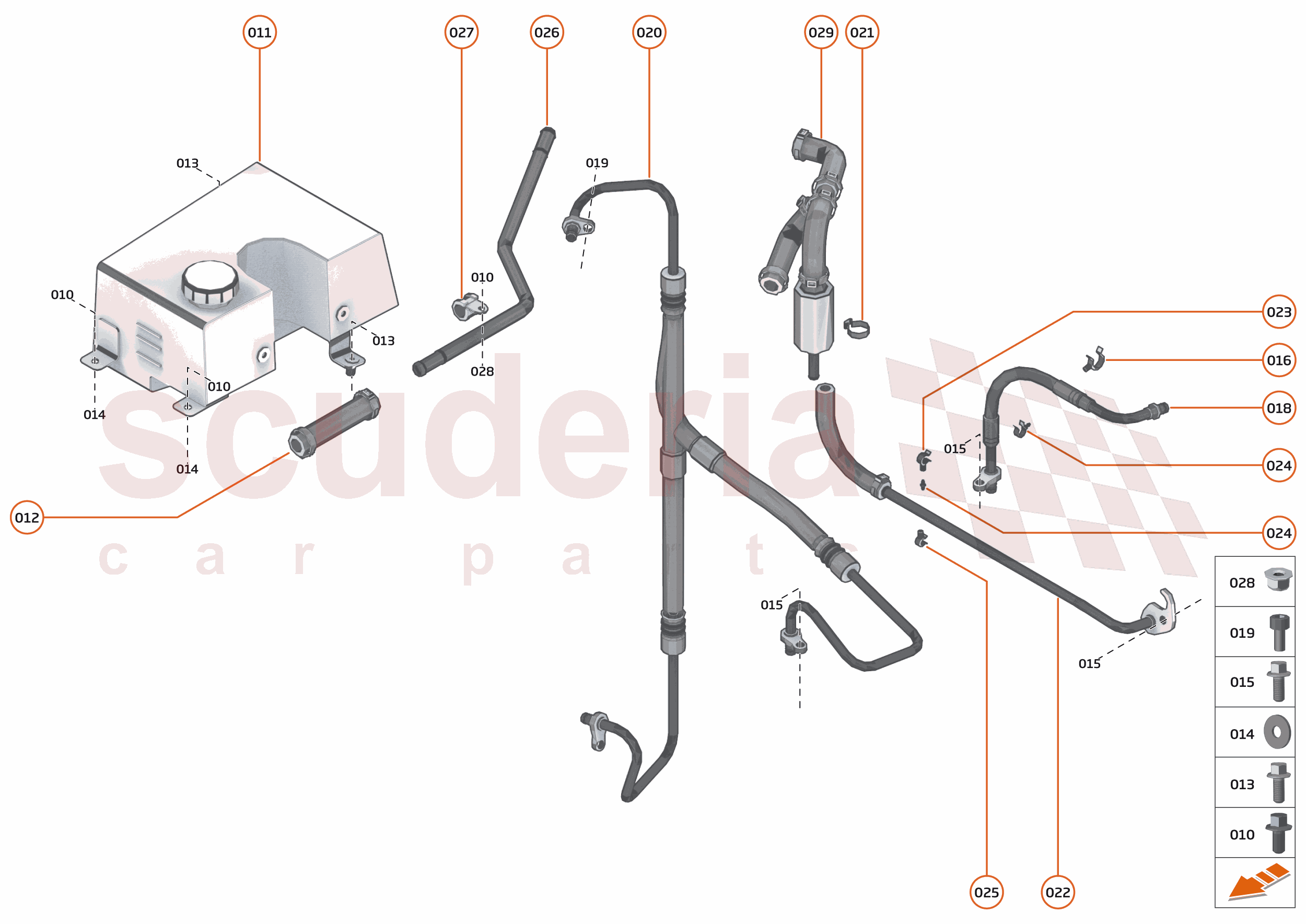 20 - STEERING - 20.1 - STEERING FLUID SYSTEM of McLaren McLaren Ultimate Series McLaren Senna