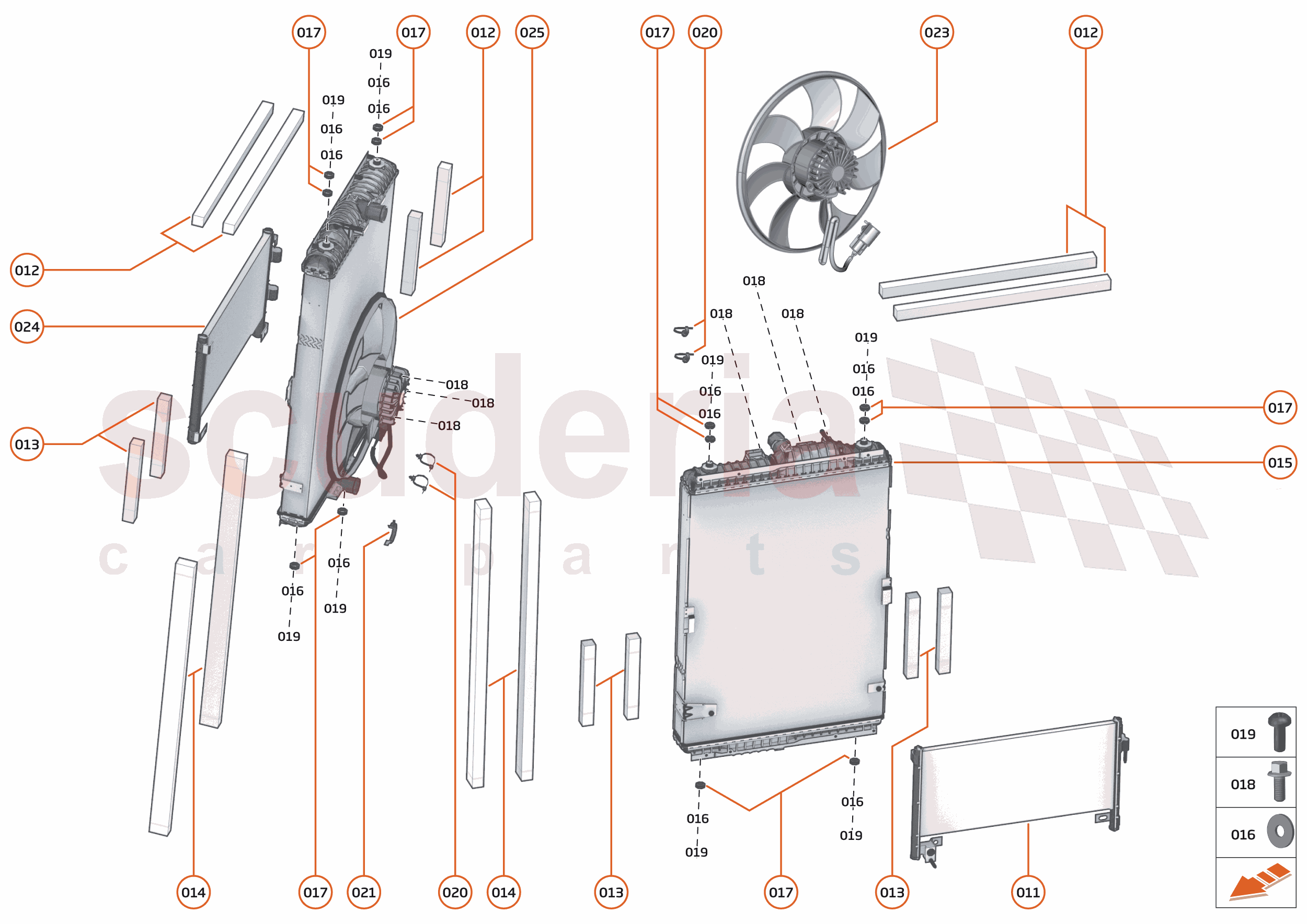 31 - COOLING SYSTEM - 31.2 - HIGH TEMP MAIN RADIATORS & FANS of McLaren McLaren Ultimate Series McLaren Elva