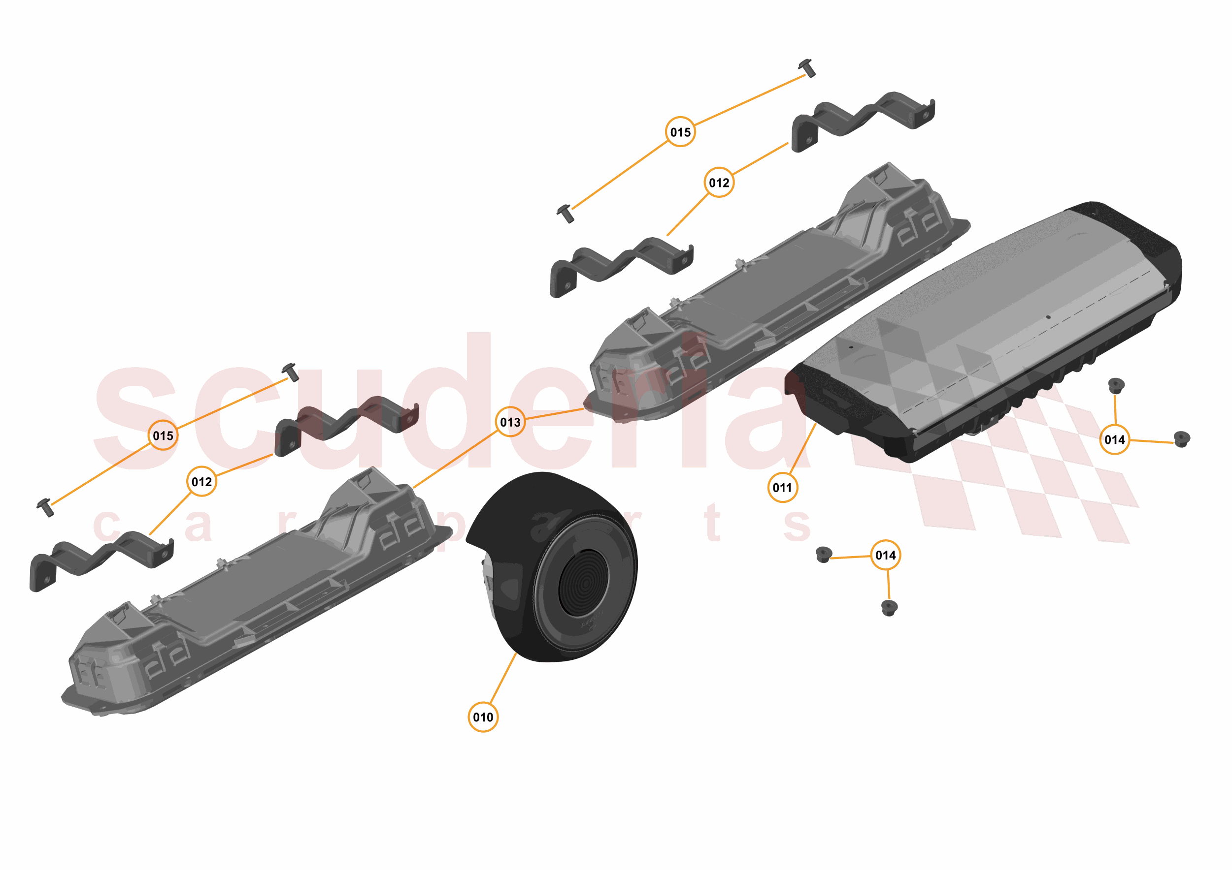 50 - INTERIOR RESTRAINTS - 50.1 - AIRBAG-STEERING WHEEL AND FACIA of McLaren McLaren Ultimate Series McLaren P1 Coupe