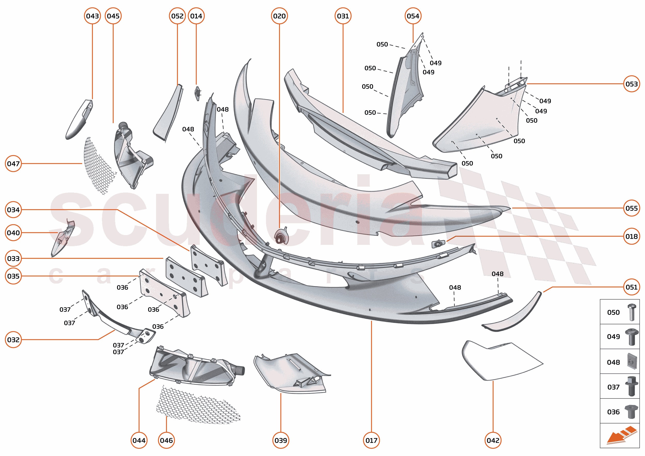 8 - EXTERIOR ORNAMENTATION - 8.1 - FRONT BUMPER of McLaren McLaren McLaren 620R
