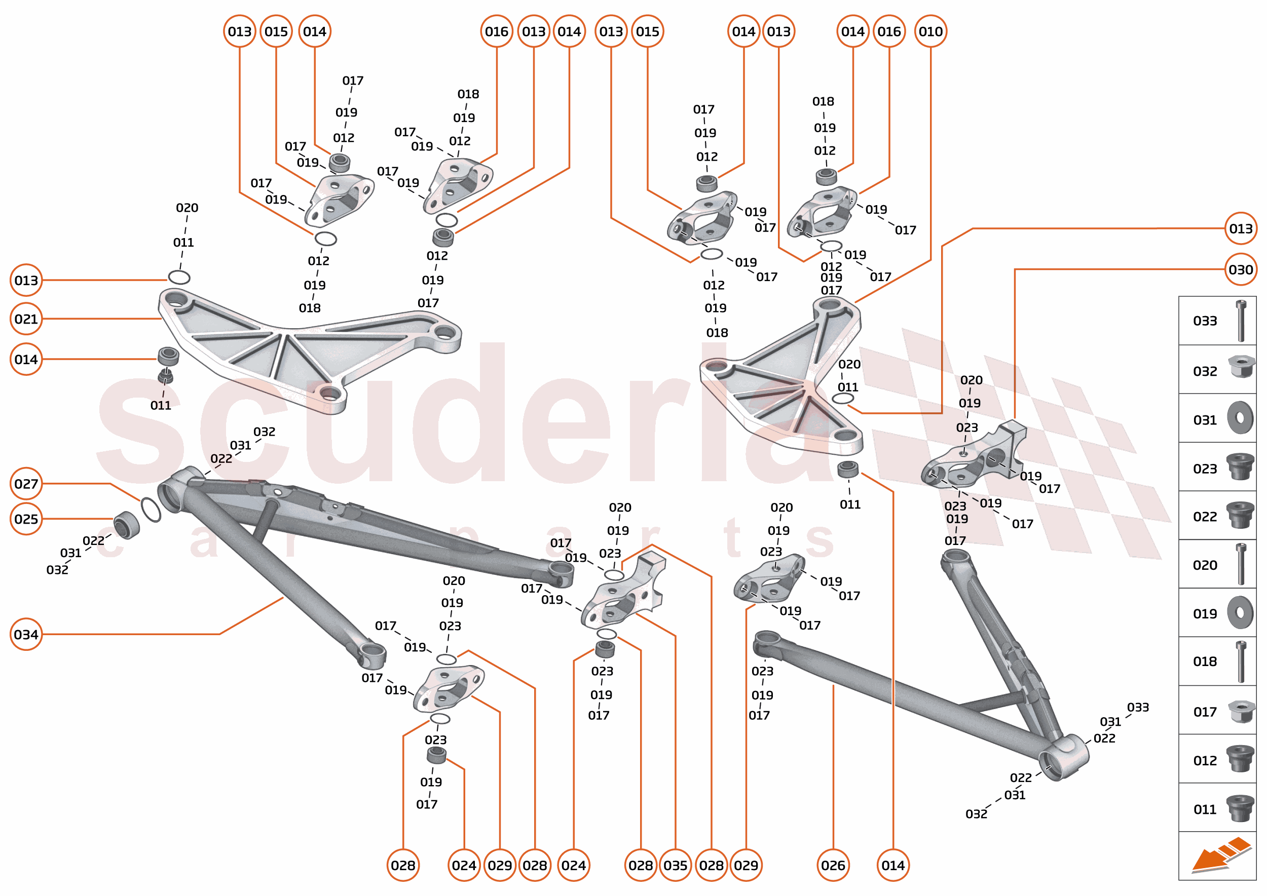 17 - SUSPENSION - 17.7 - TRANSVERSE LINKS REAR of McLaren McLaren Ultimate Series McLaren Senna GTR
