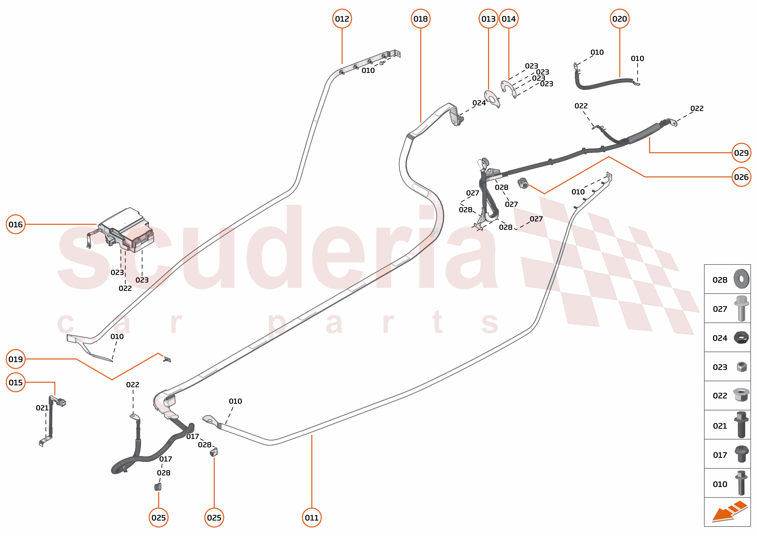 44 - WIRING HARNESS - 44.1 - POWER AND GROUND DISTRIBUTION of McLaren McLaren McLaren 750S Spider