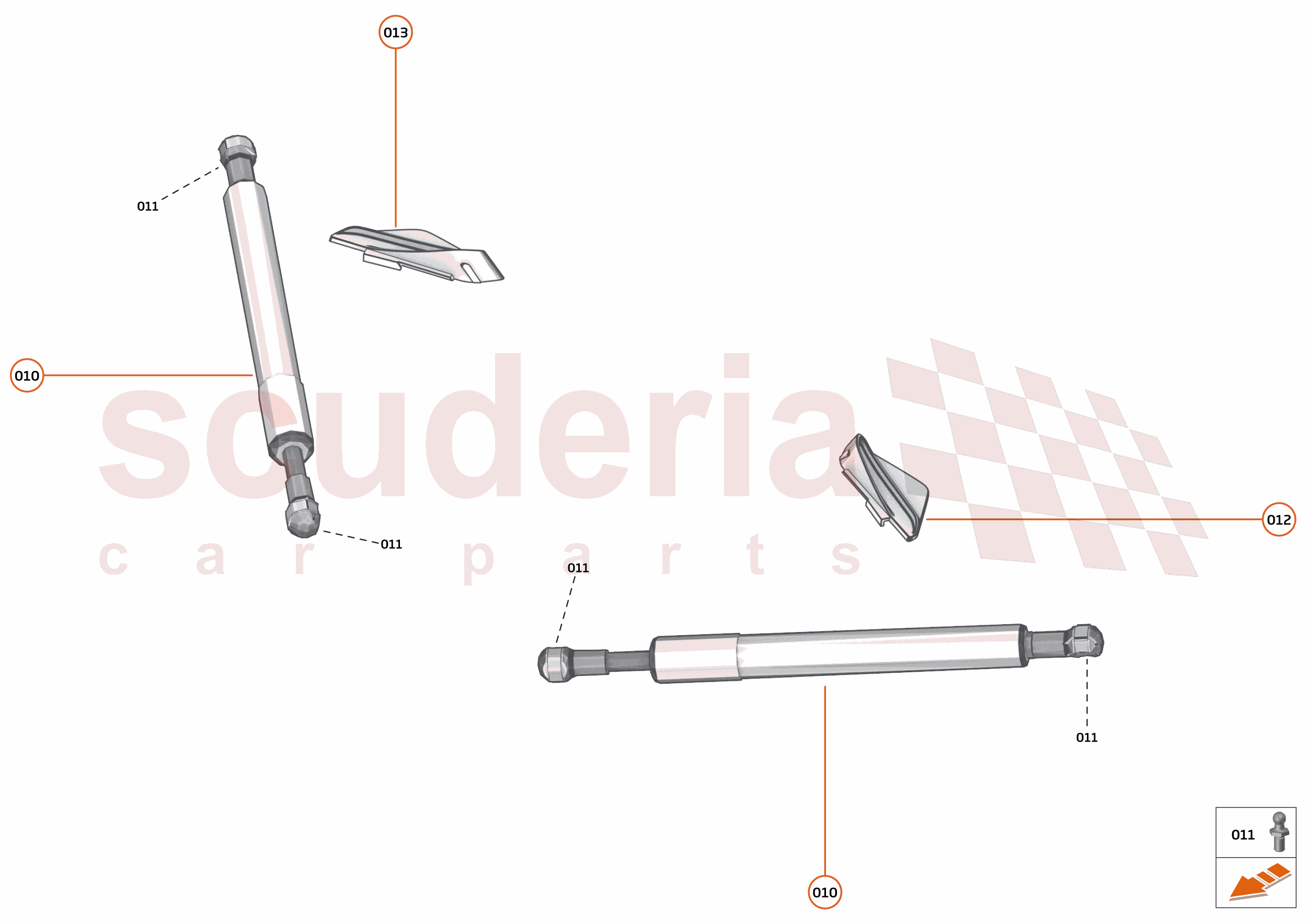 10 - CLOSURES ANCILLARIES - 10.2 - DOOR HARDWARE of McLaren McLaren Ultimate Series McLaren Elva