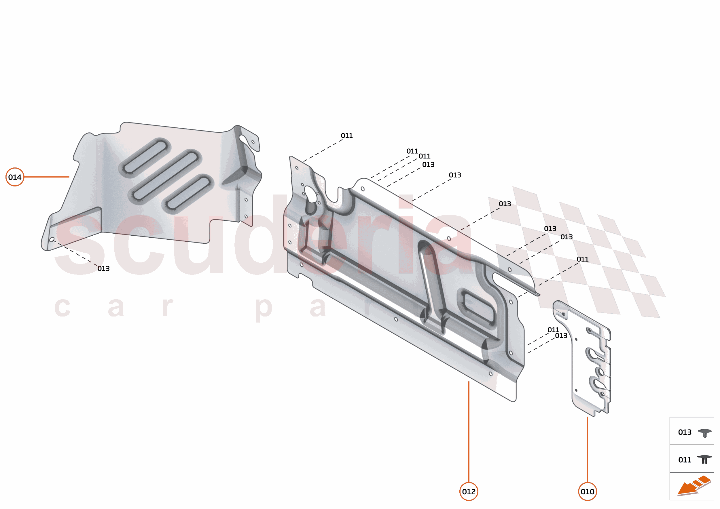 31 - HEAT INSULATION - 31.2 - HEATSHIELDS - VEHICLE MOUNTED of McLaren McLaren McLaren 620R