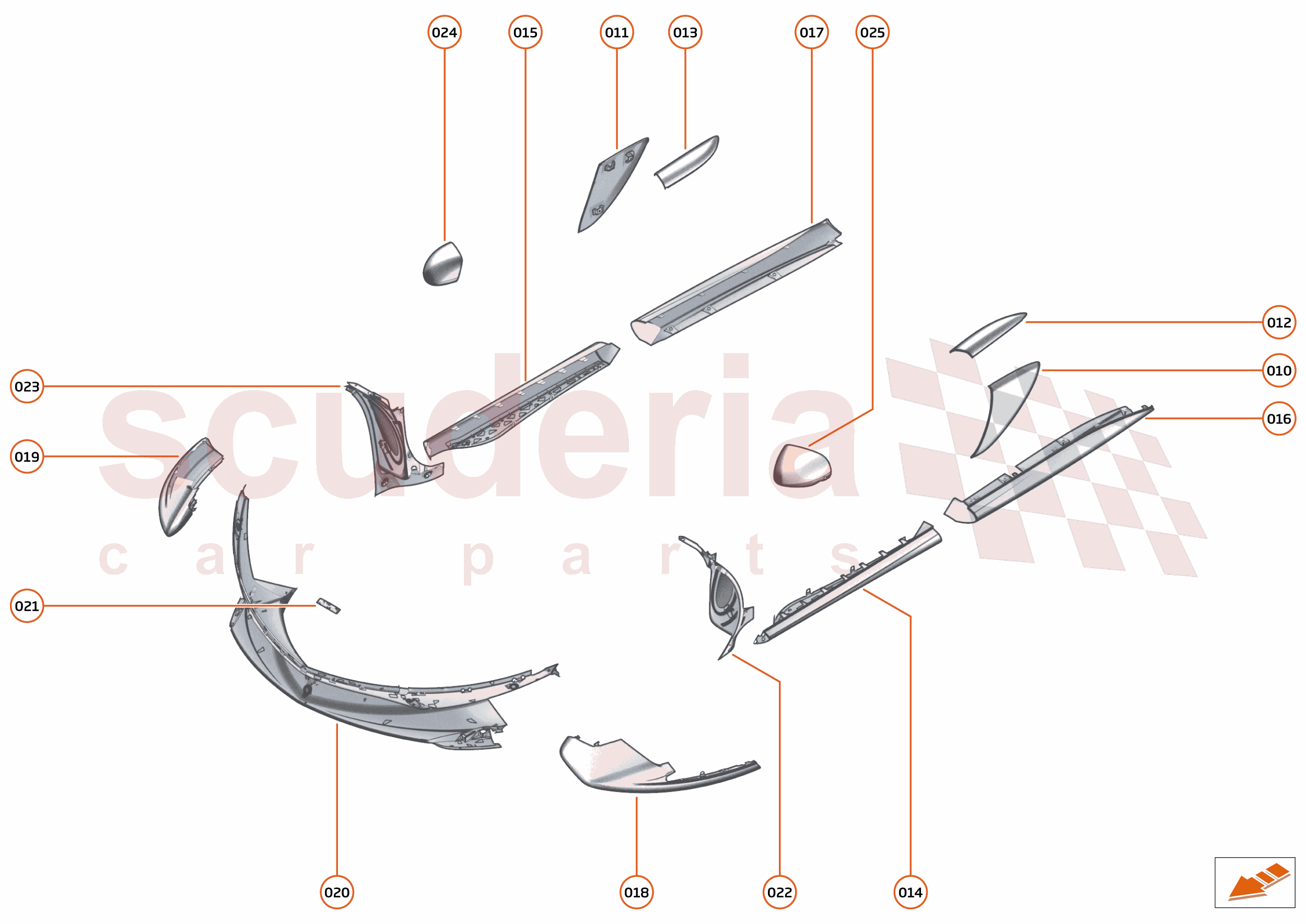53 - EXTERIOR - 53.1 - FRONT VIEW of McLaren McLaren McLaren 540C Coupe